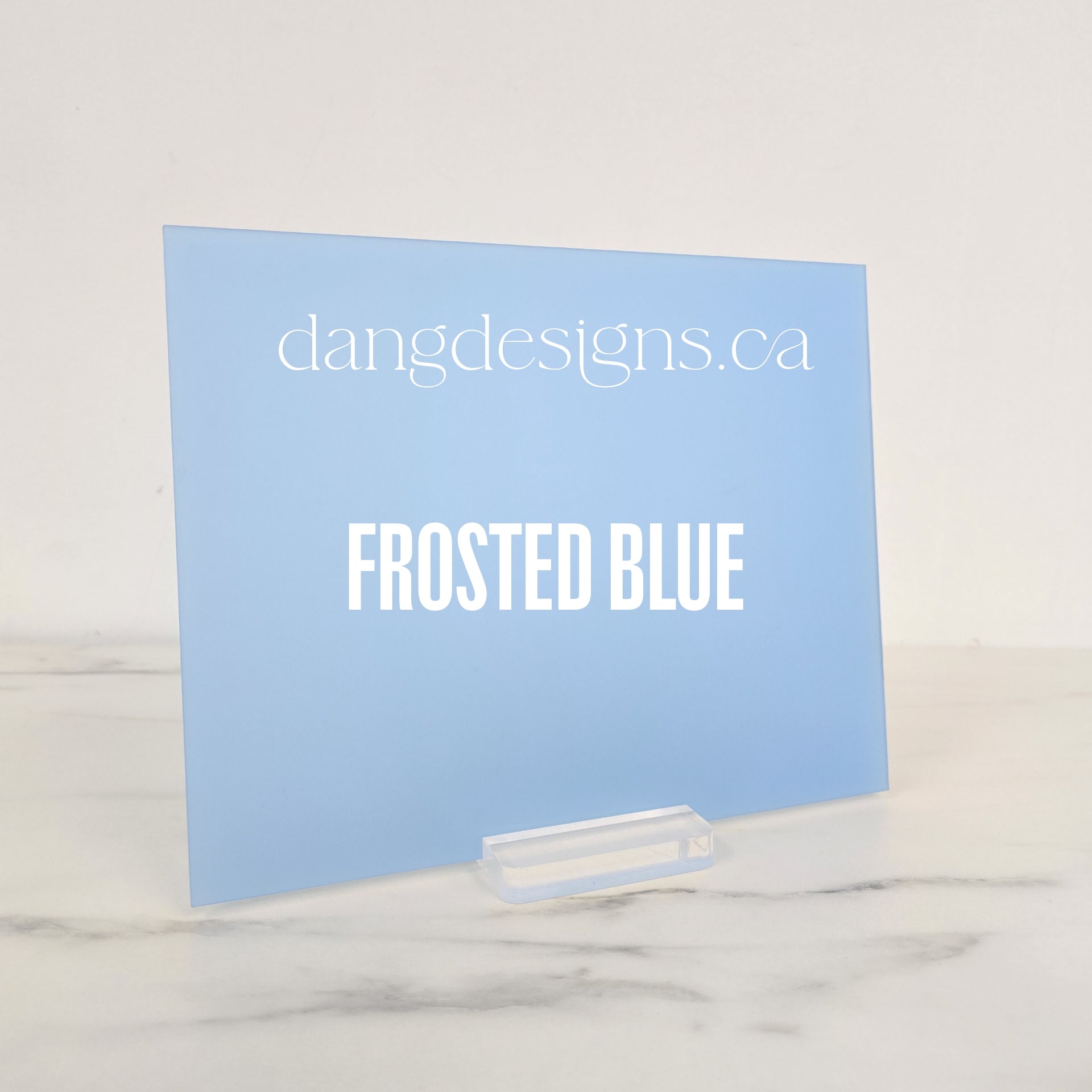 Frosted Blue Acrylic Sheet