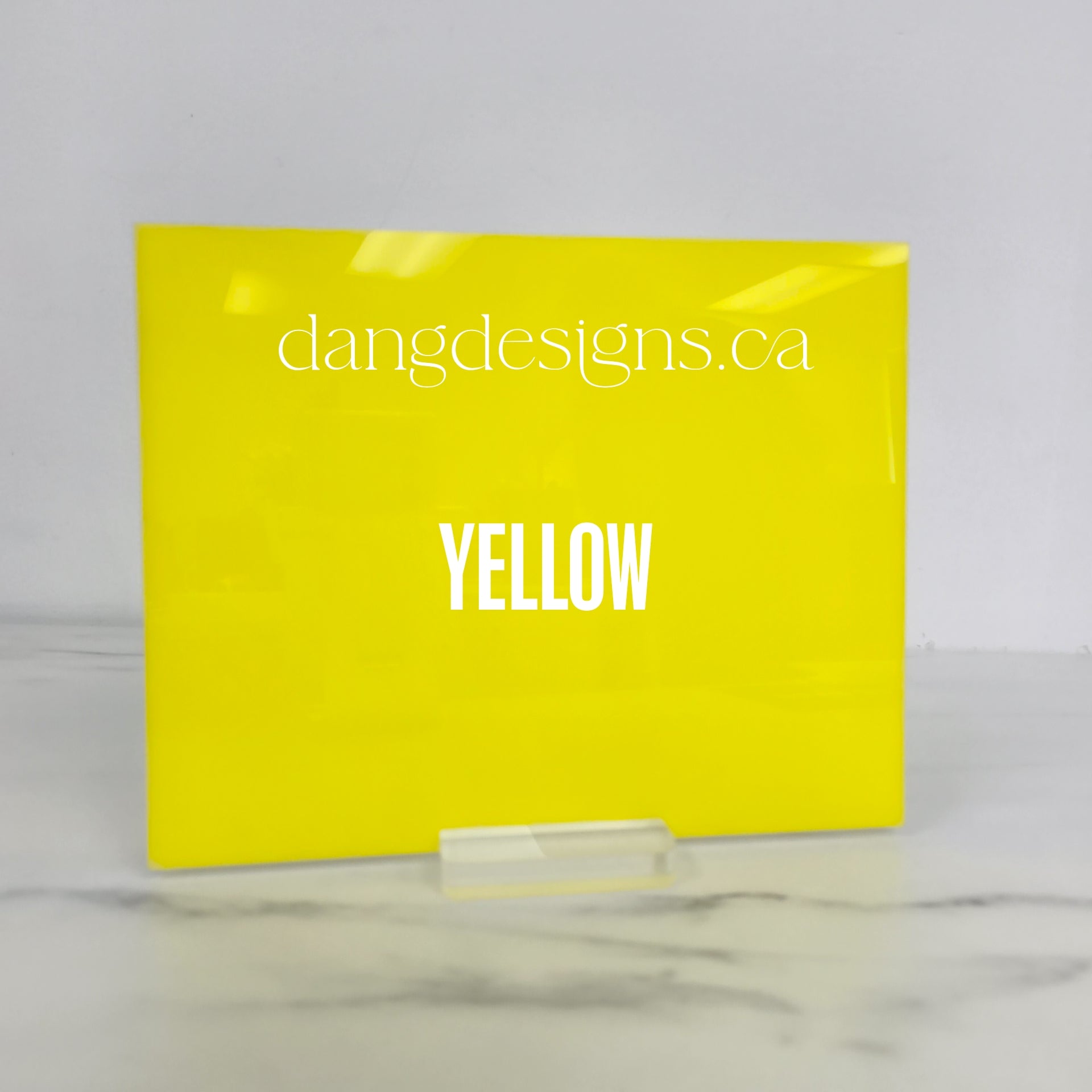 Yellow Acrylic Sheet