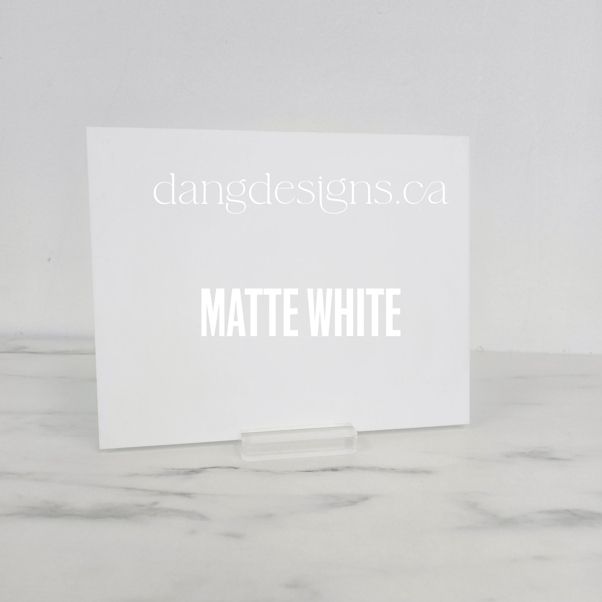 Matte White Acrylic Sheet