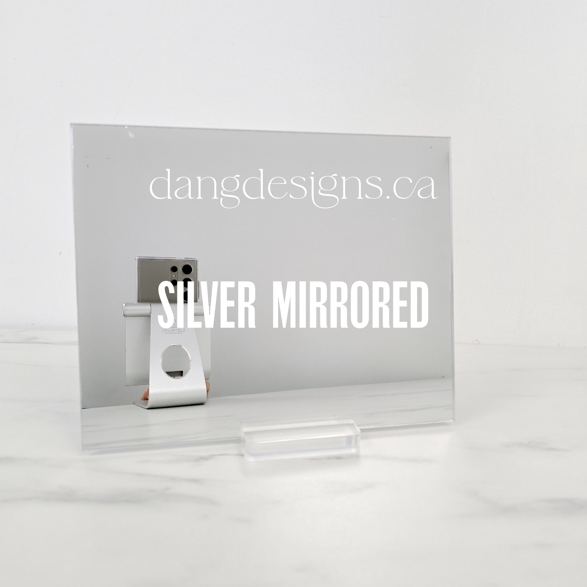 Silver Mirrored Acrylic Sheet