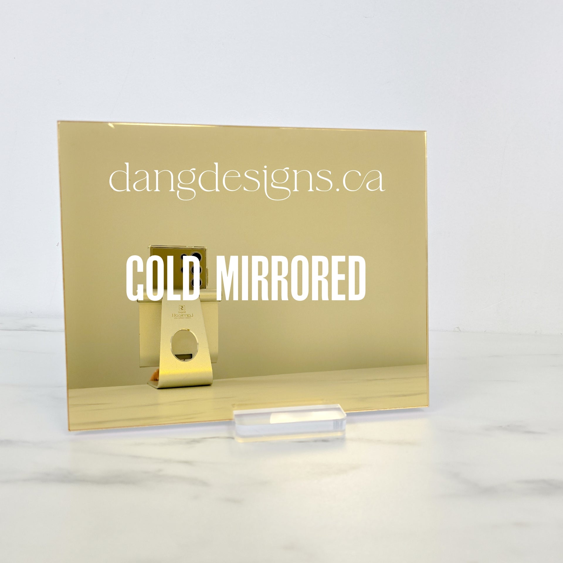Gold Mirrored Acrylic Sheet