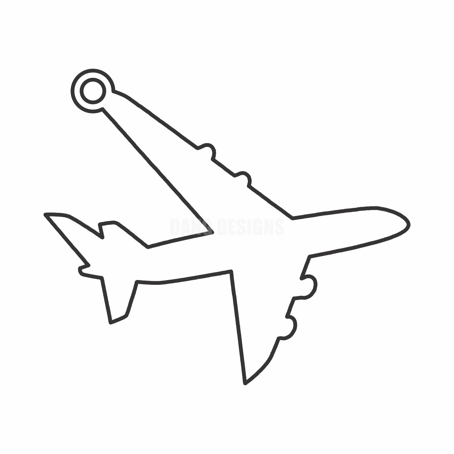 Airplane Acrylic Blank