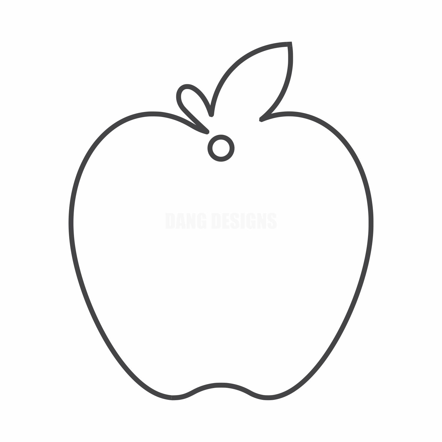 Apple Acrylic Blank