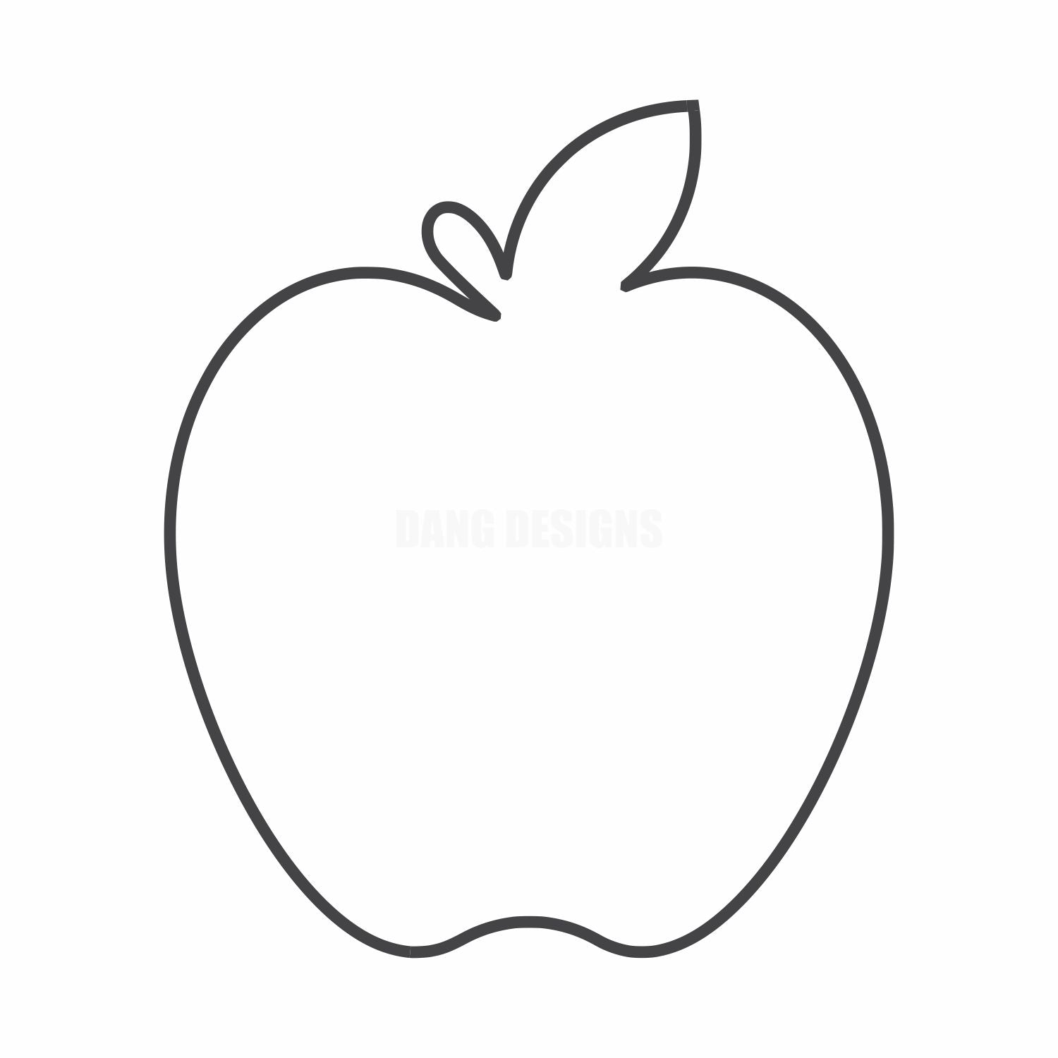 Apple Acrylic Blank