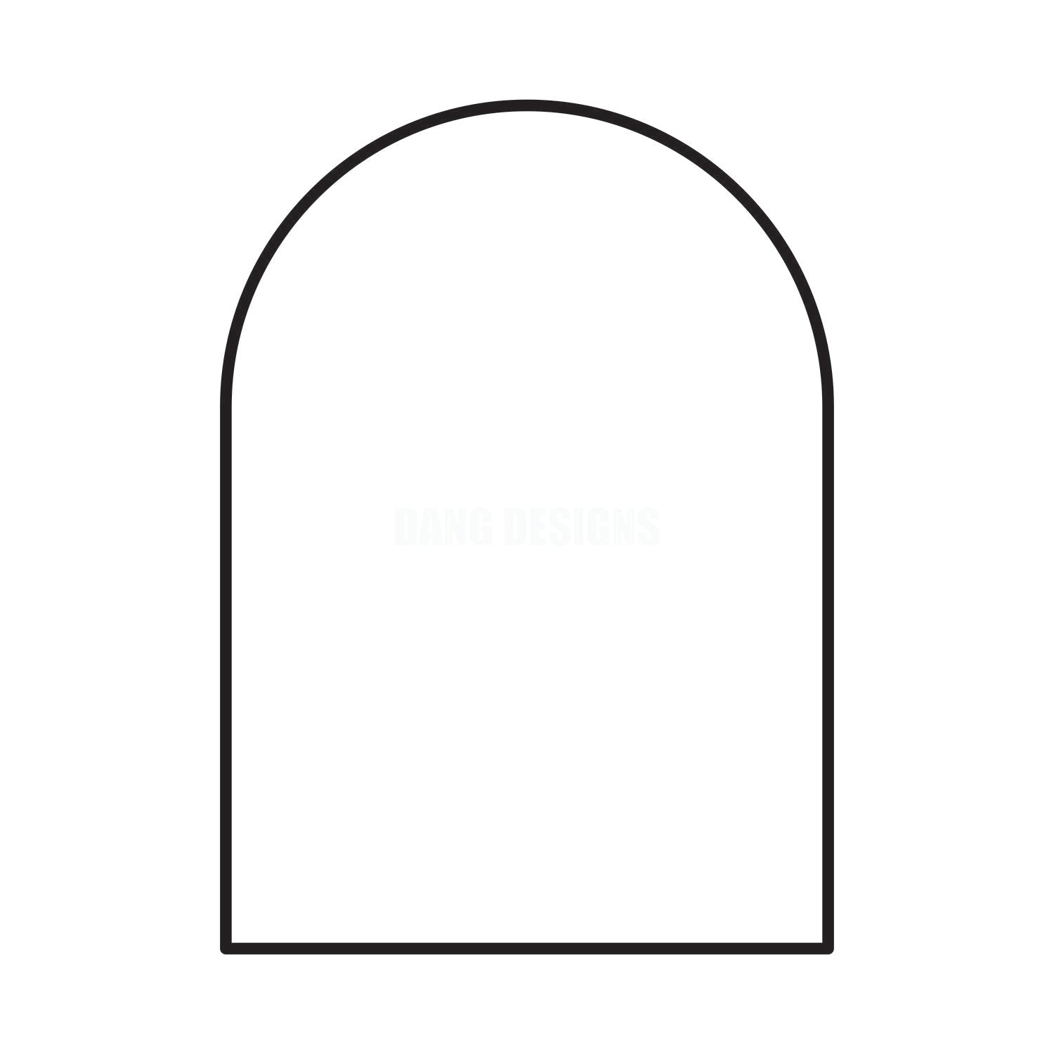 Arch Acrylic Blank | Fluorescent