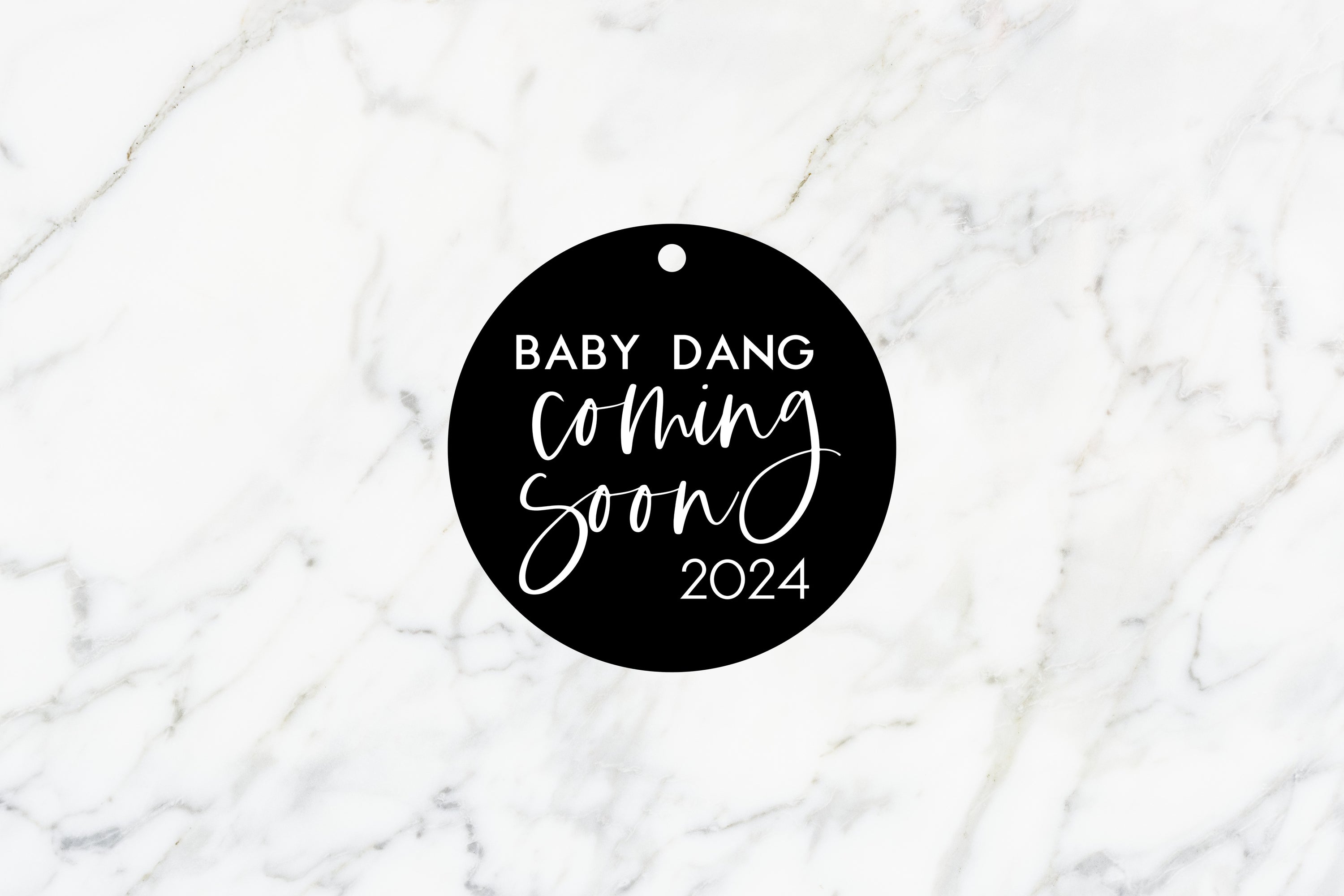 Baby Announcement Ornament | Acrylic | 3mm