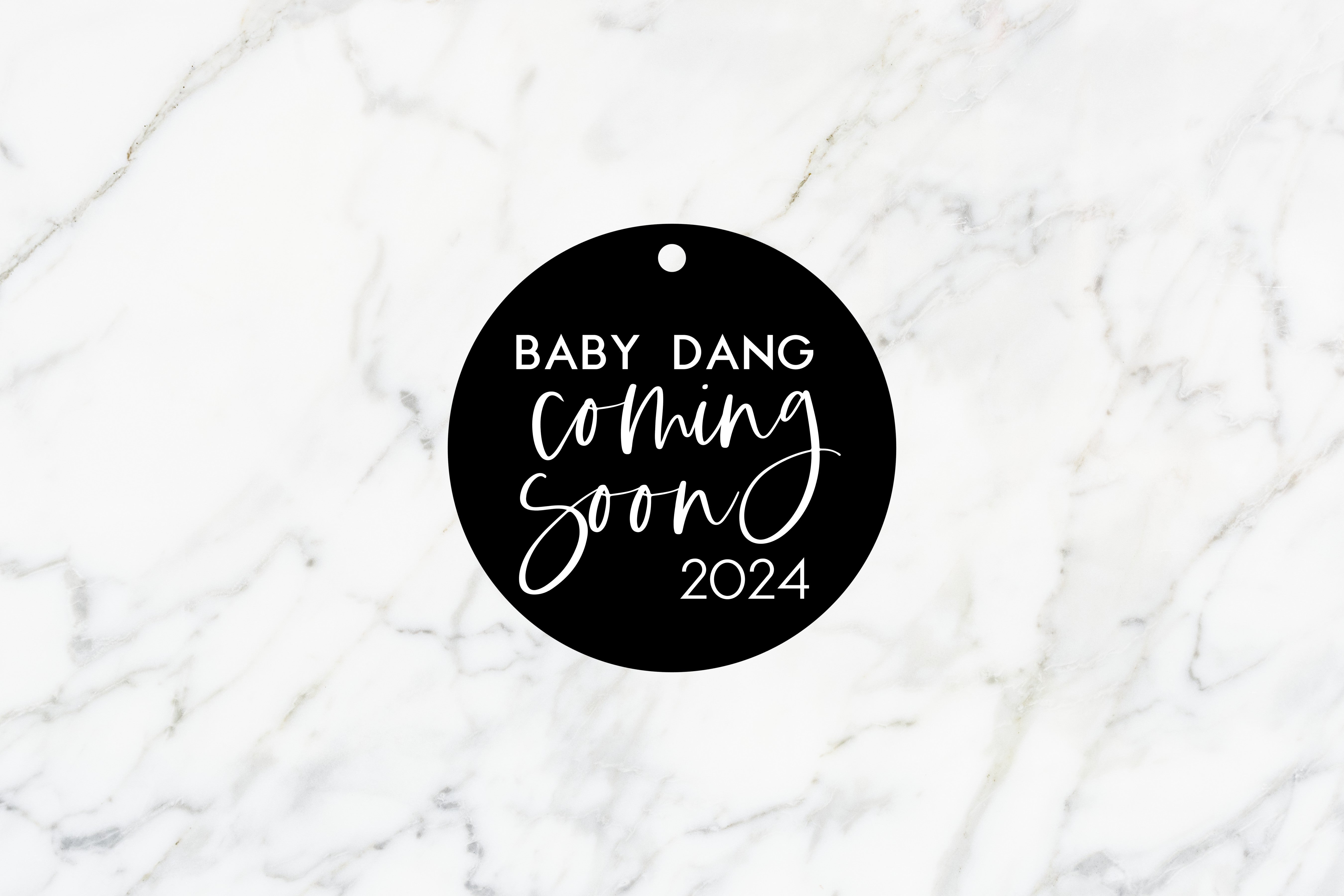 Baby Announcement Ornament | Acrylic | 3mm