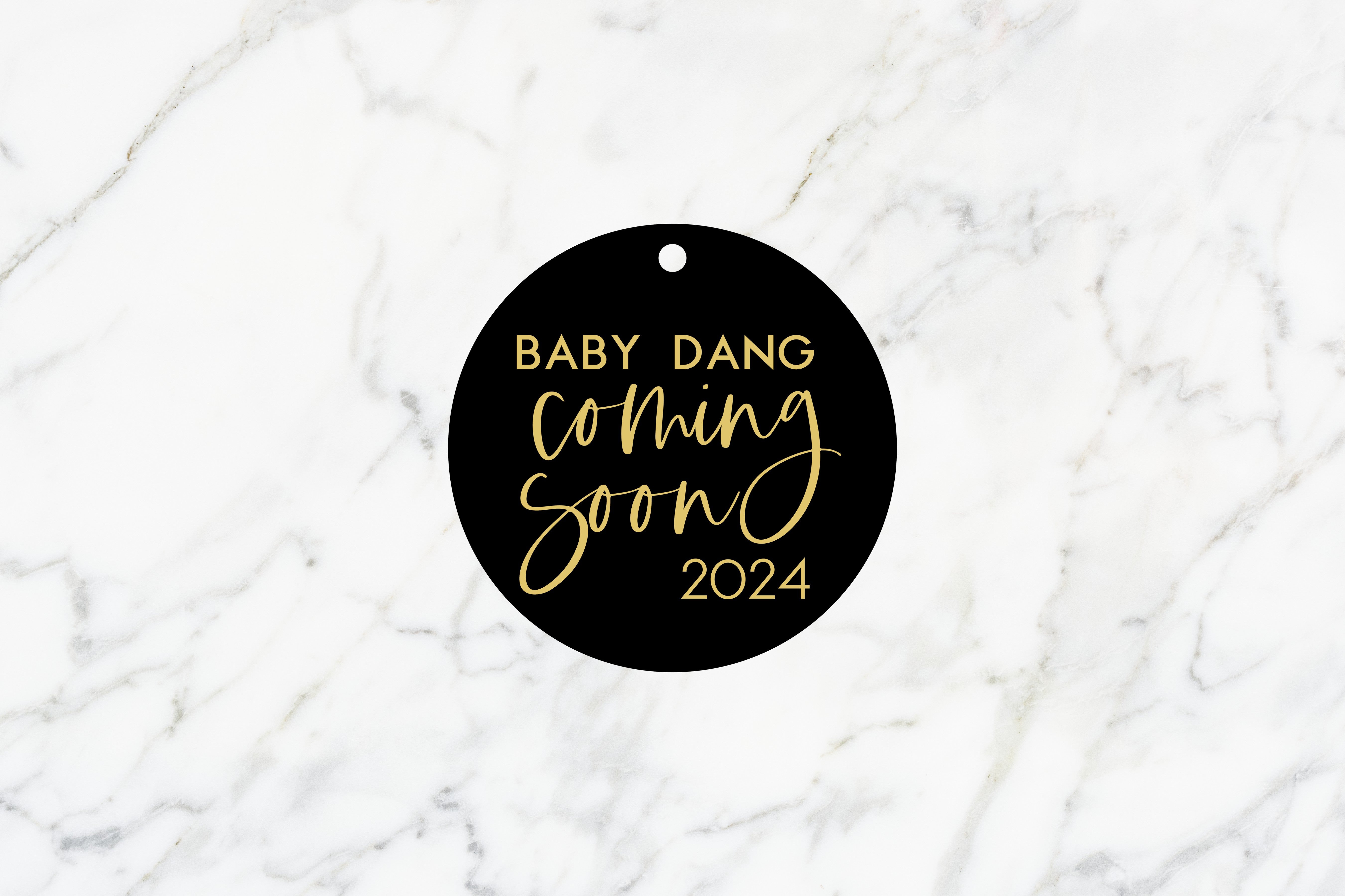 Baby Announcement Ornament | Acrylic | 3mm