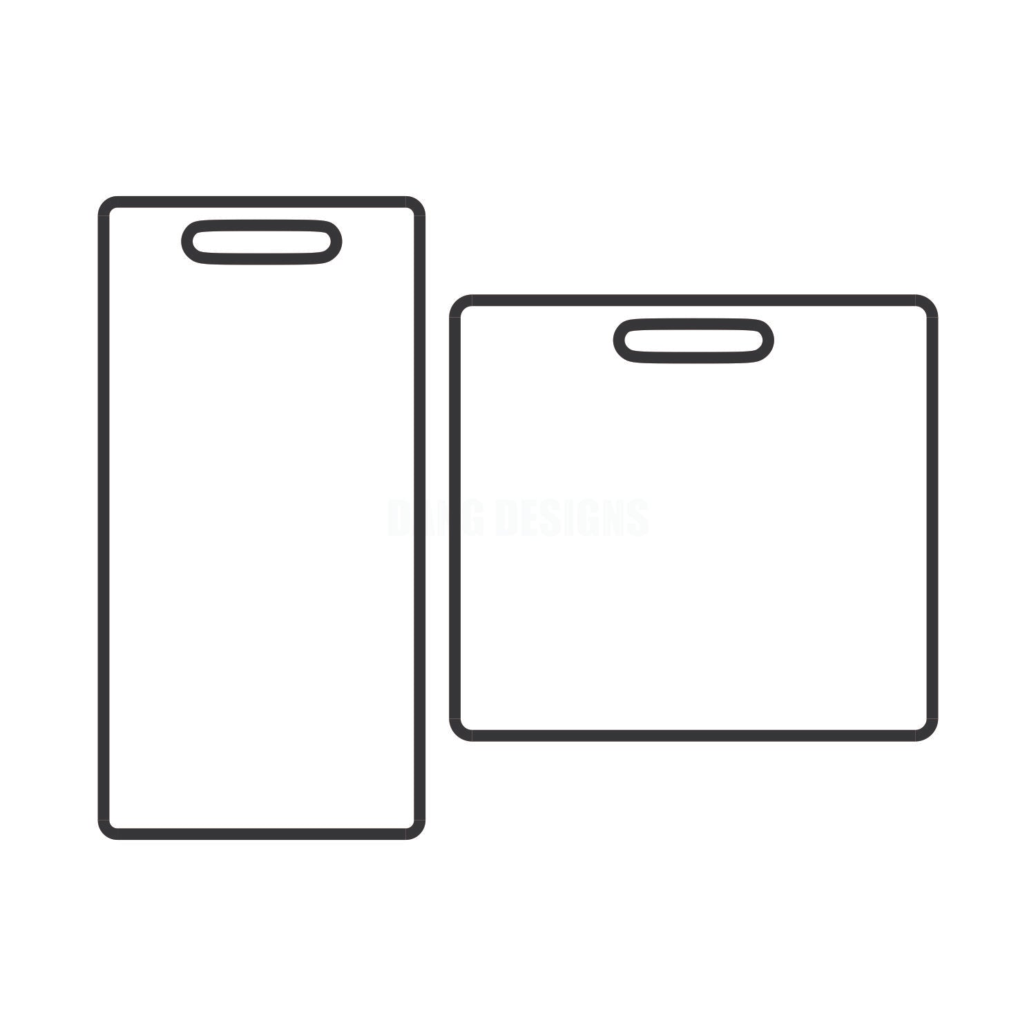 Badge Tag ID Acrylic Blank