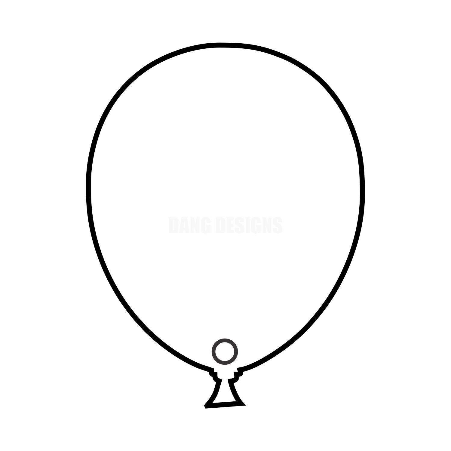 Balloon Acrylic Blank | 6 - 12"