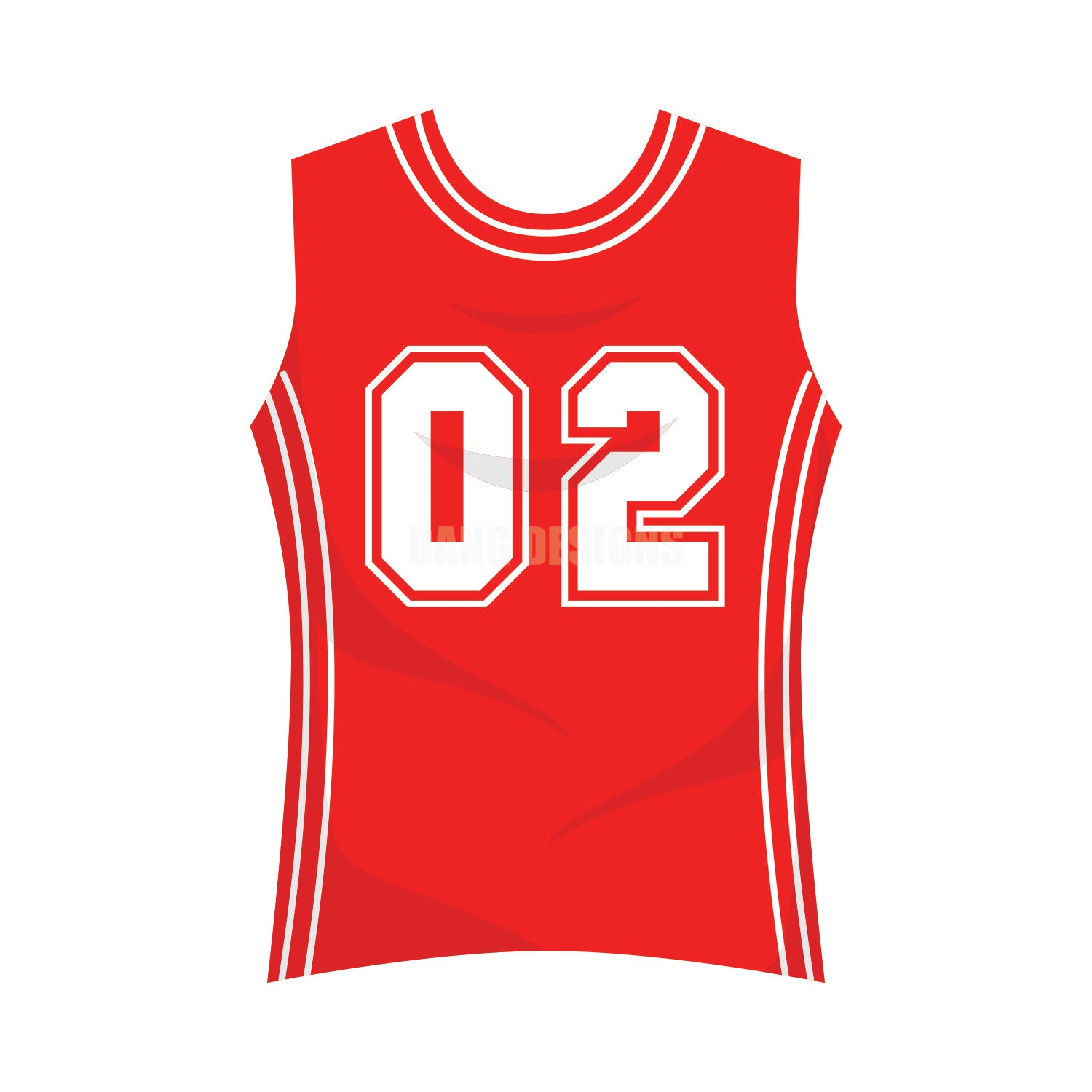Basketball Jersey Acrylic Blank