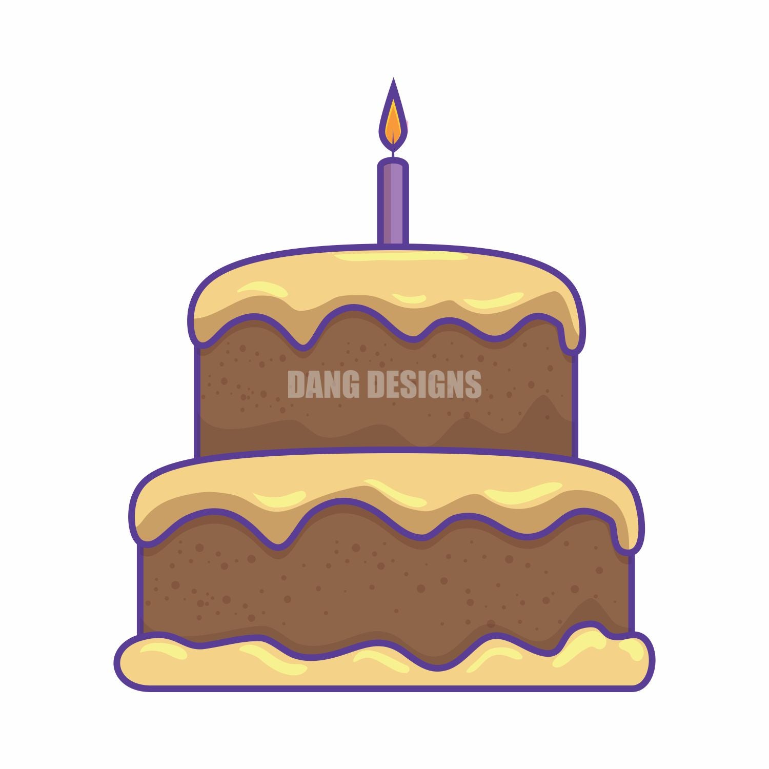 Birthday Cake Acrylic Blank