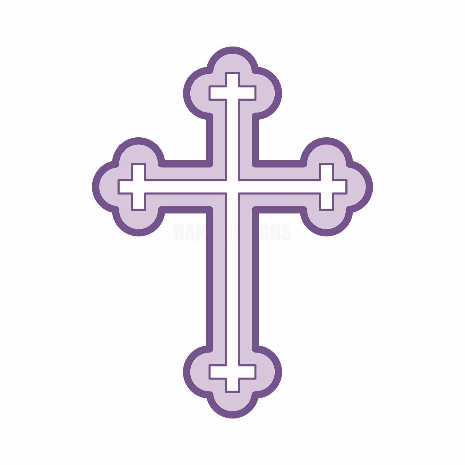 Orthodox Cross Acrylic Blank