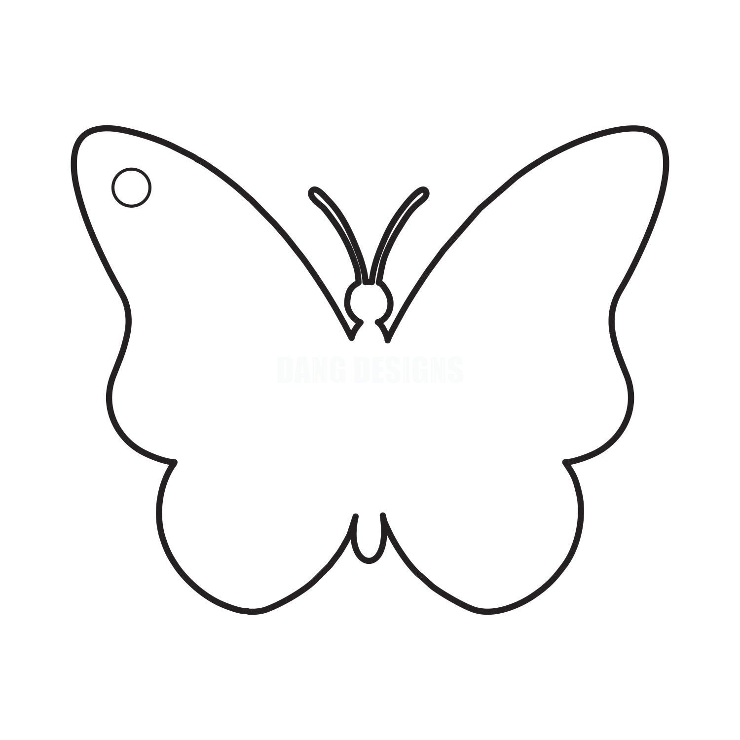 Butterfly Acrylic Blank