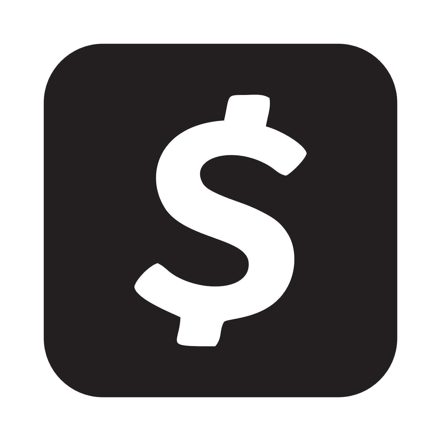 Cash App | Acrylic Social Media Badge