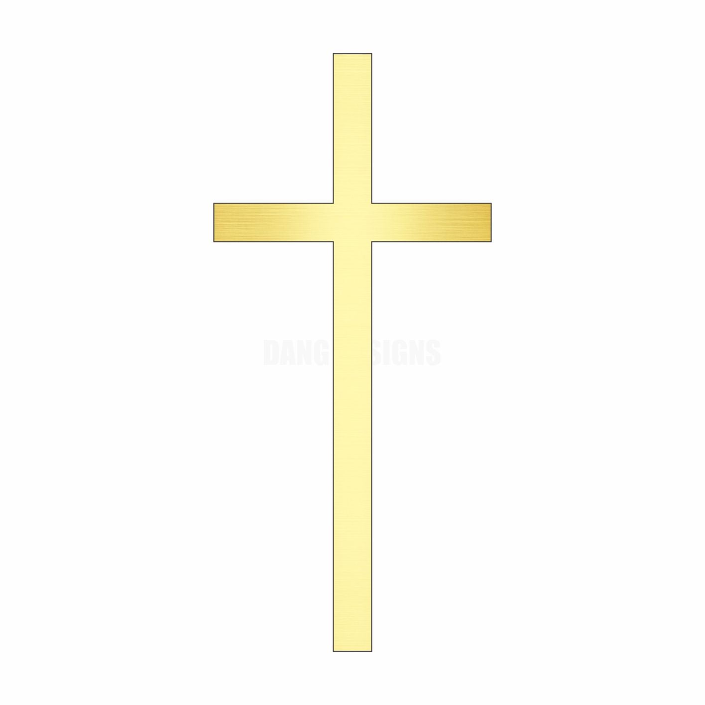 Crucifix Cross Acrylic Blank | 6 - 12"
