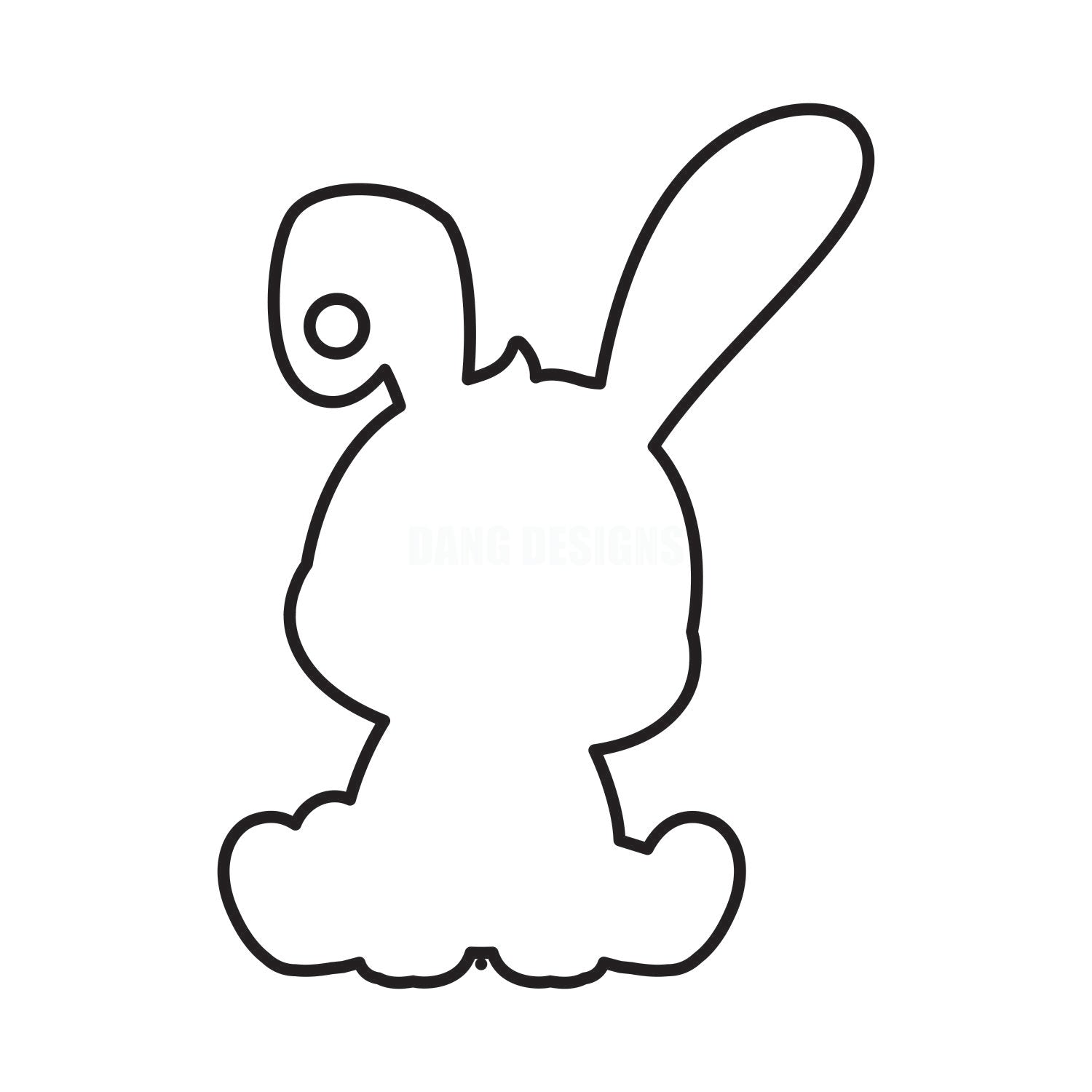 Cute Bunny Acrylic Blank