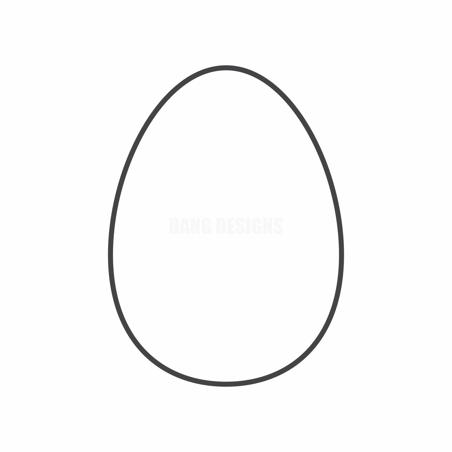 Egg Acrylic Blank