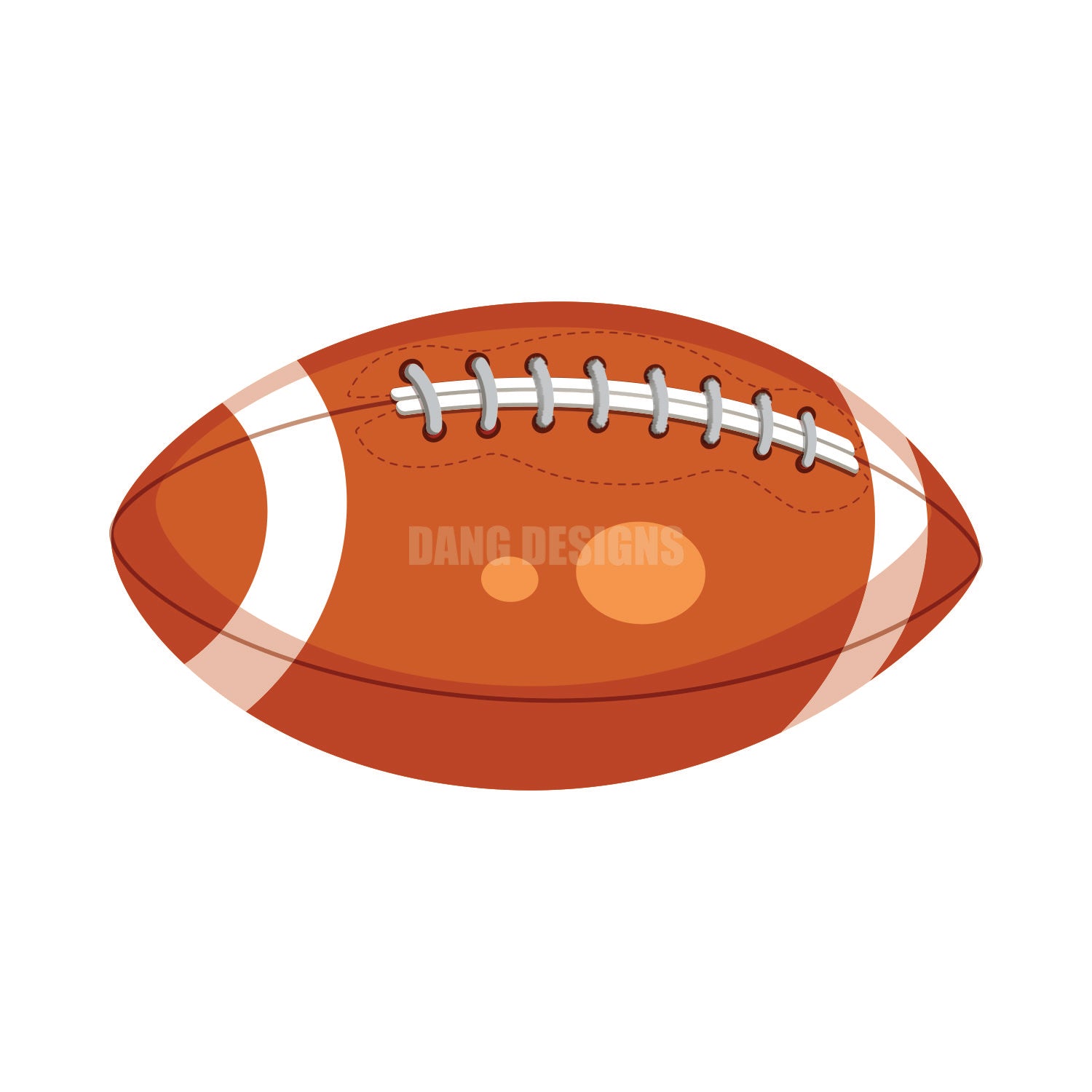 Football Acrylic Blank