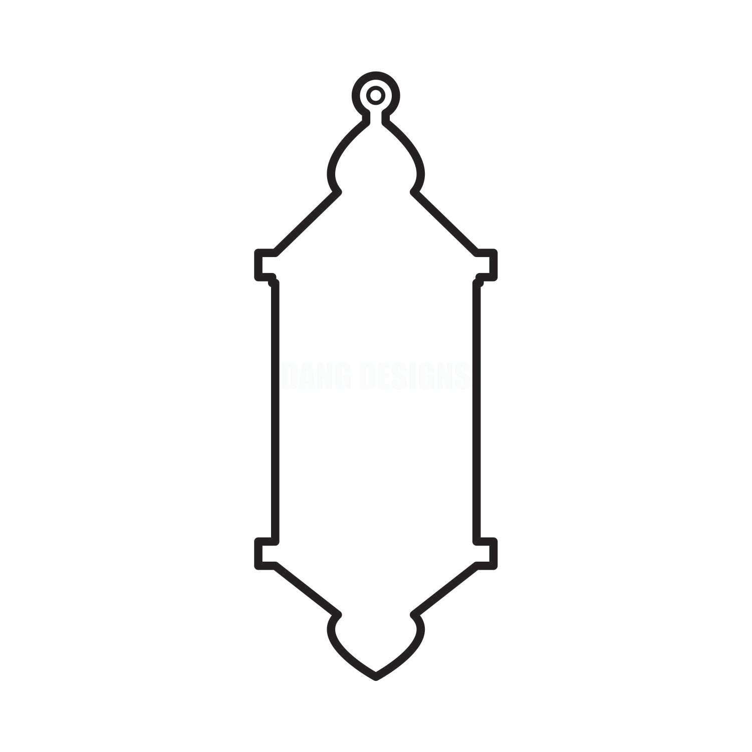 Hanging Lamp Acrylic Blank