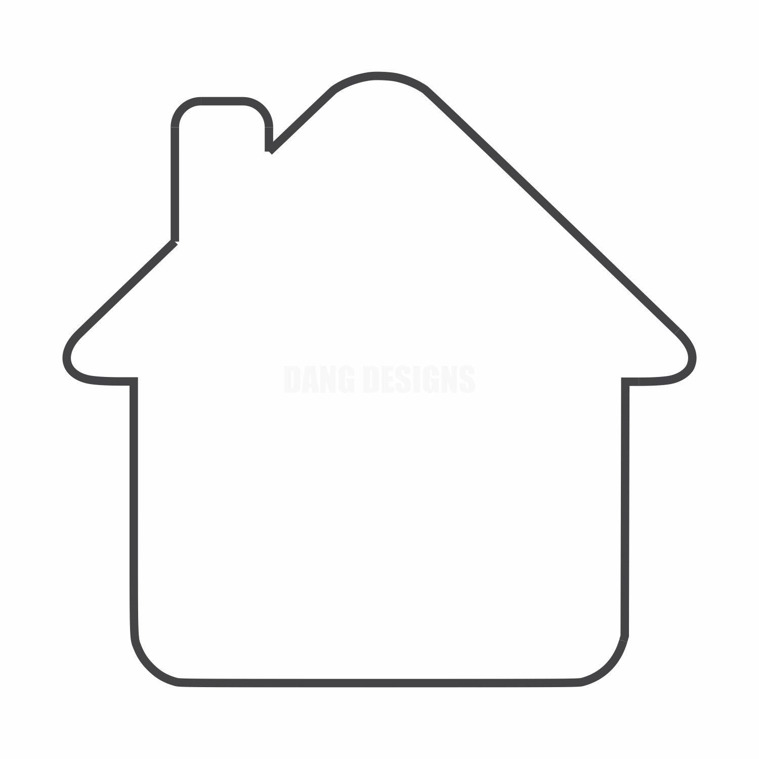 House Acrylic Blank