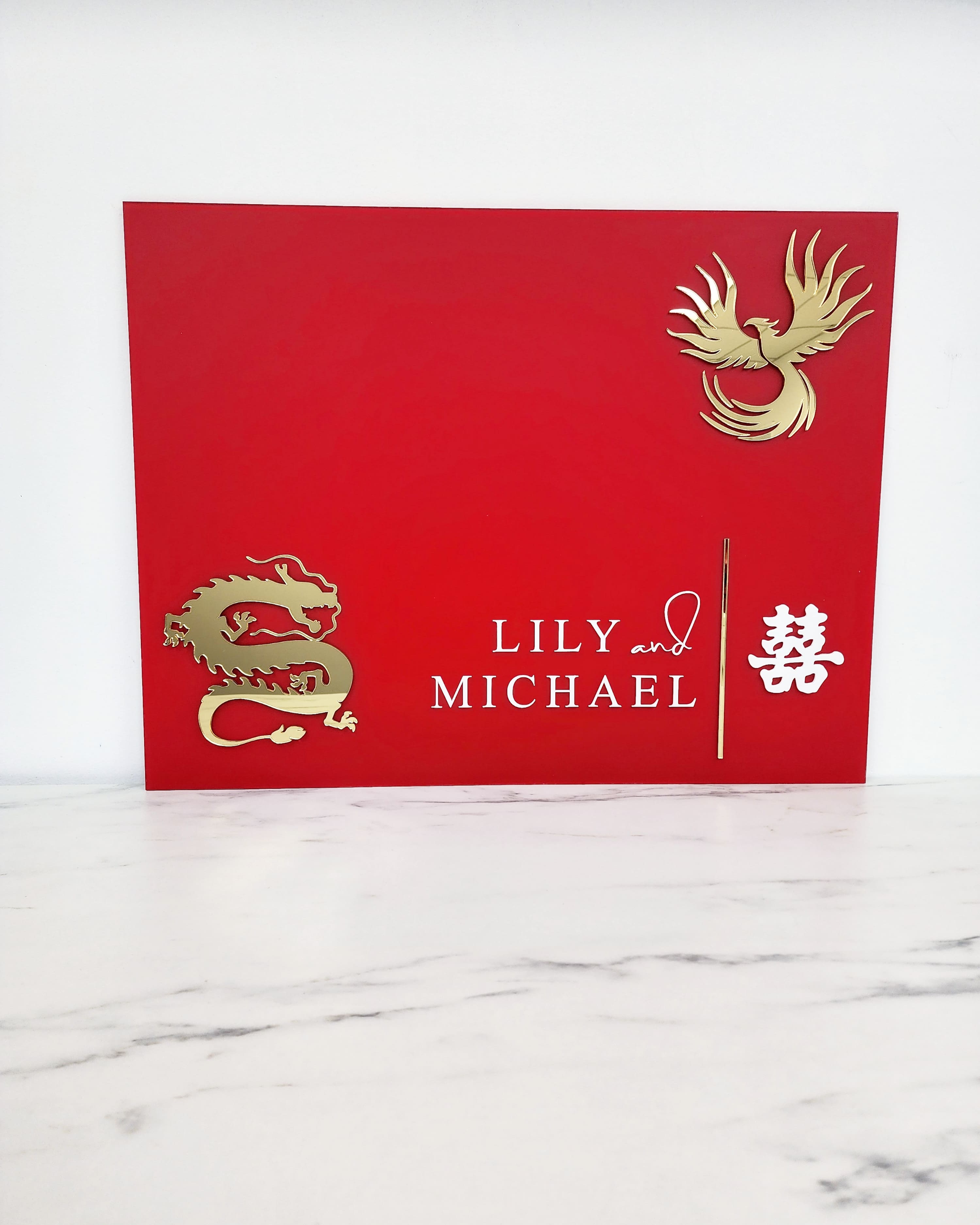 Custom Acrylic Welcome Sign | Layered Acrylic | Tea Ceremony 2