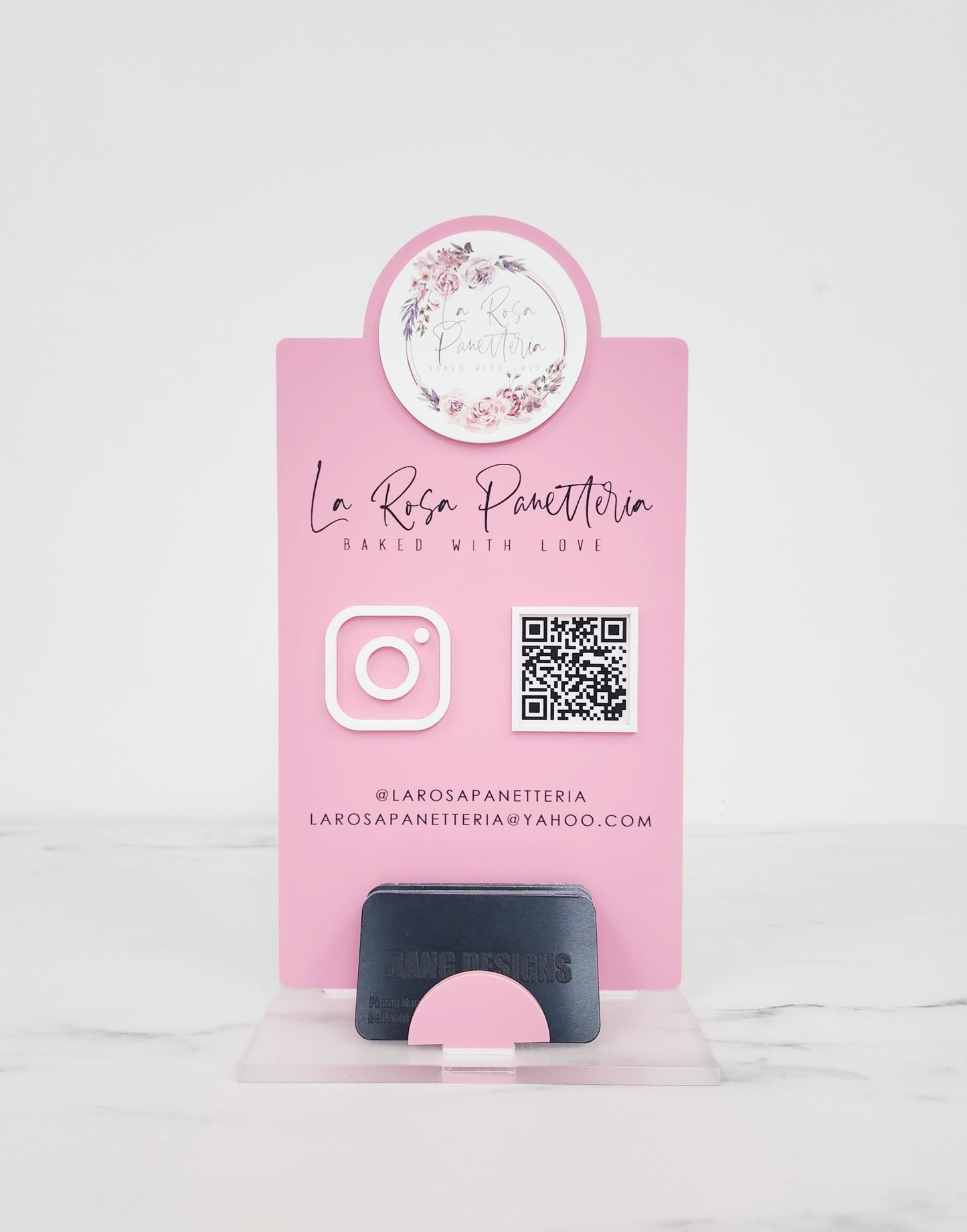 Logo Social Media Plaque & Business Card DUO | 6.5 x 12.5"