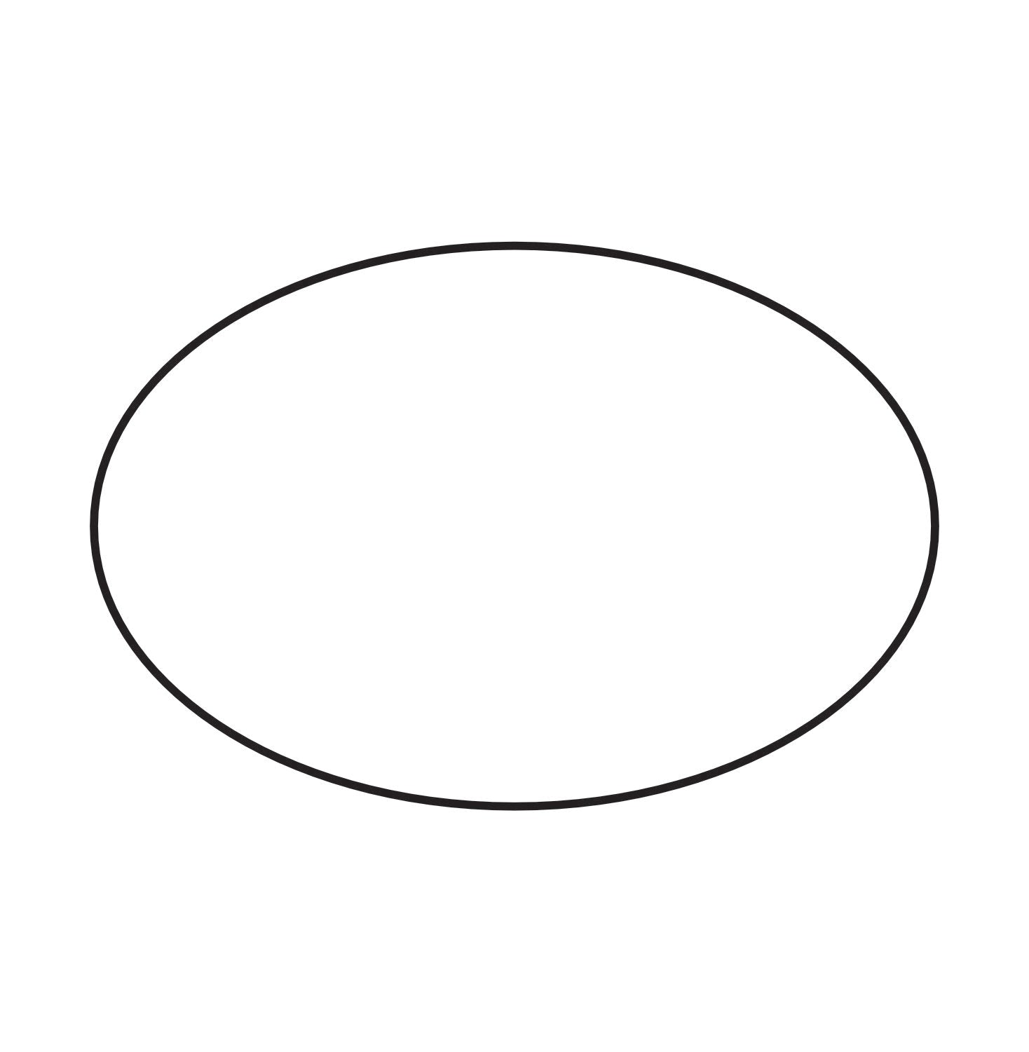 Oval Acrylic Blank (Landscape)