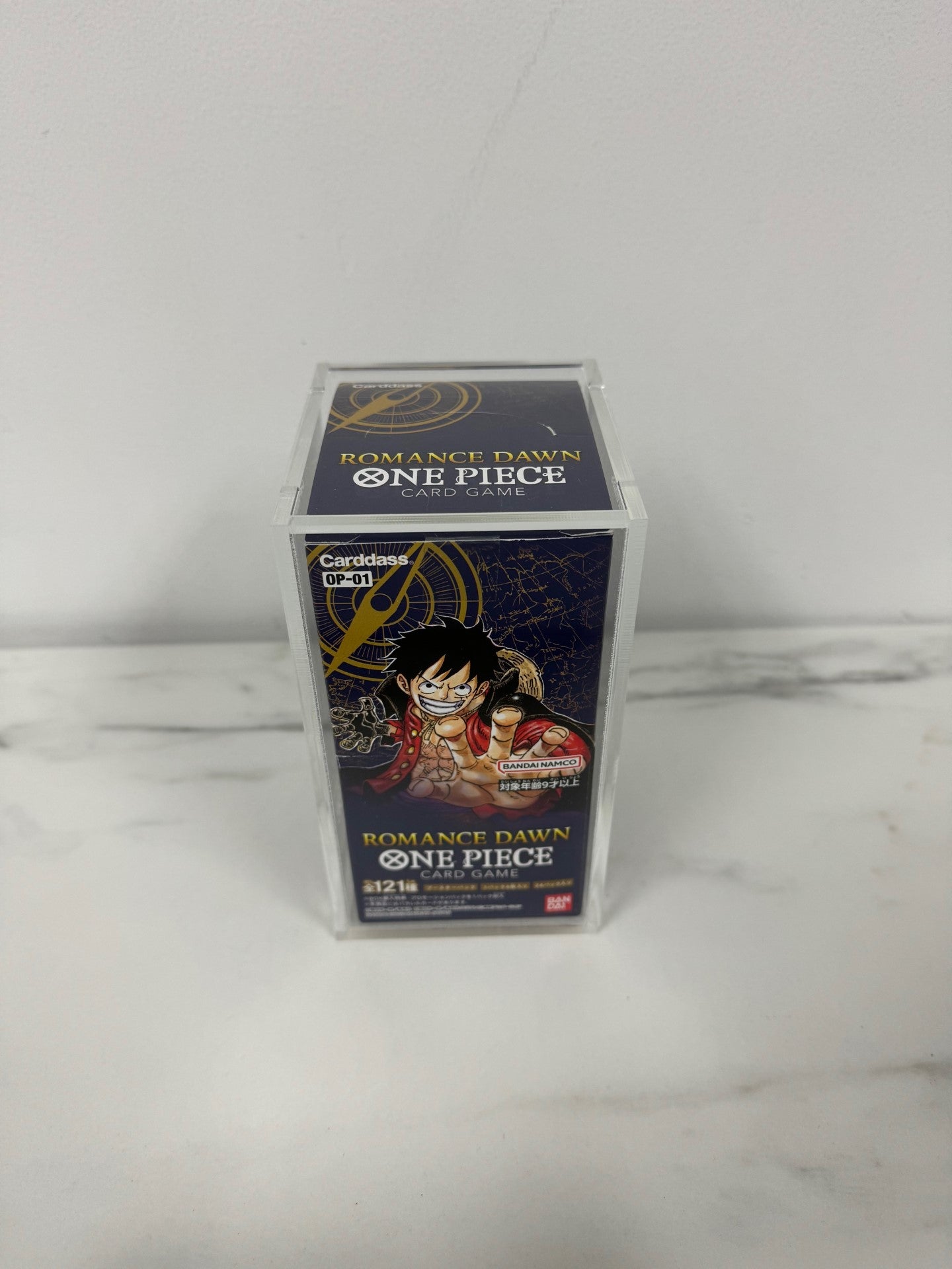 One Piece Booster Box Acrylic Display Case (JAPANESE)