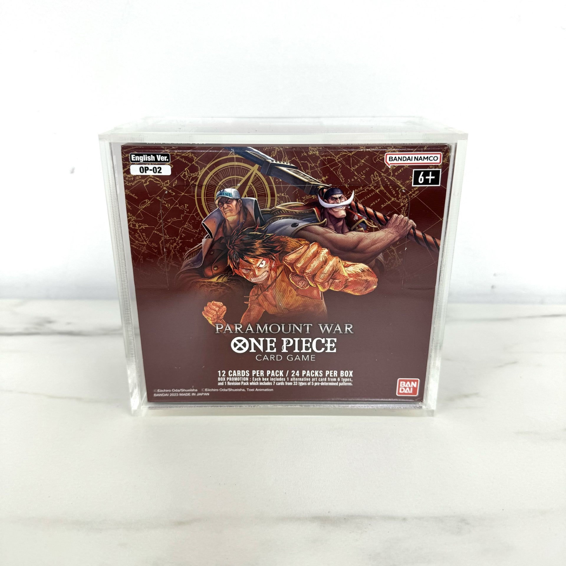 One Piece Booster Box Acrylic Display Case (ENGLISH)