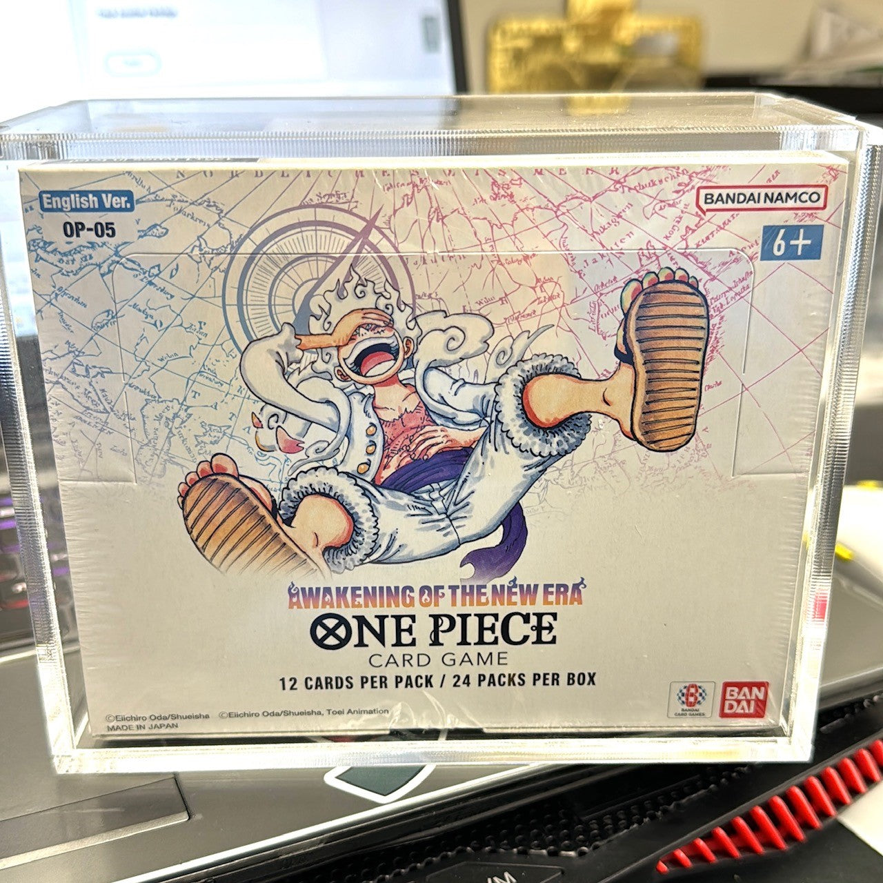 One Piece Booster Box Acrylic Display Case (ENGLISH)