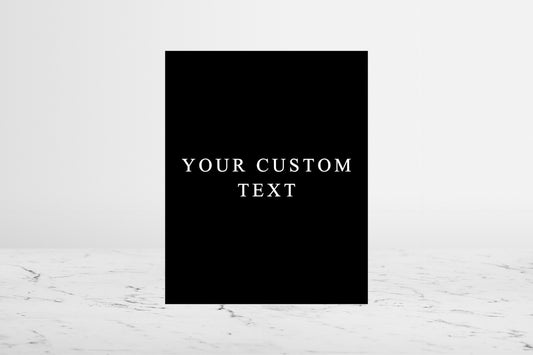 Your Custom Text Sign I | The ELIZABETH