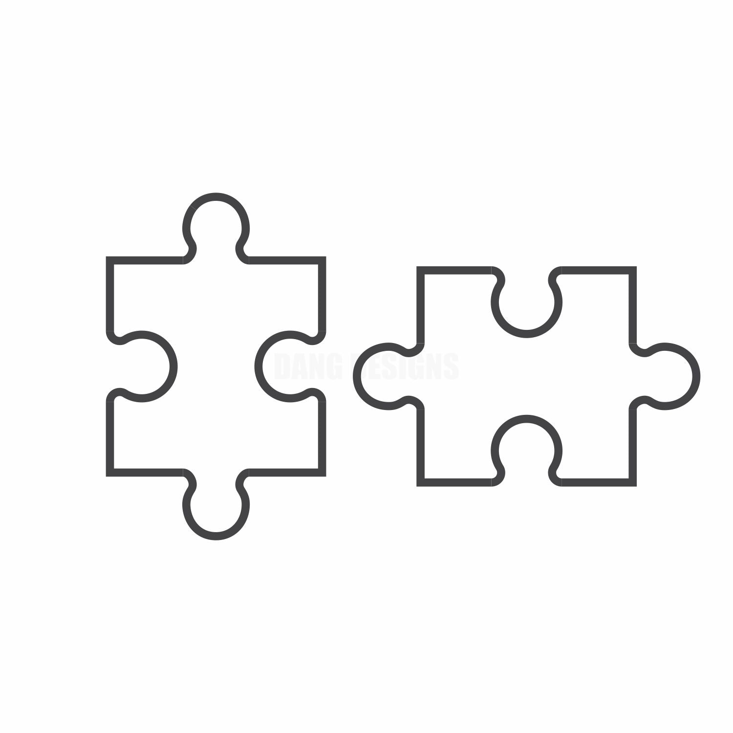 Puzzle Pieces Acrylic Blank