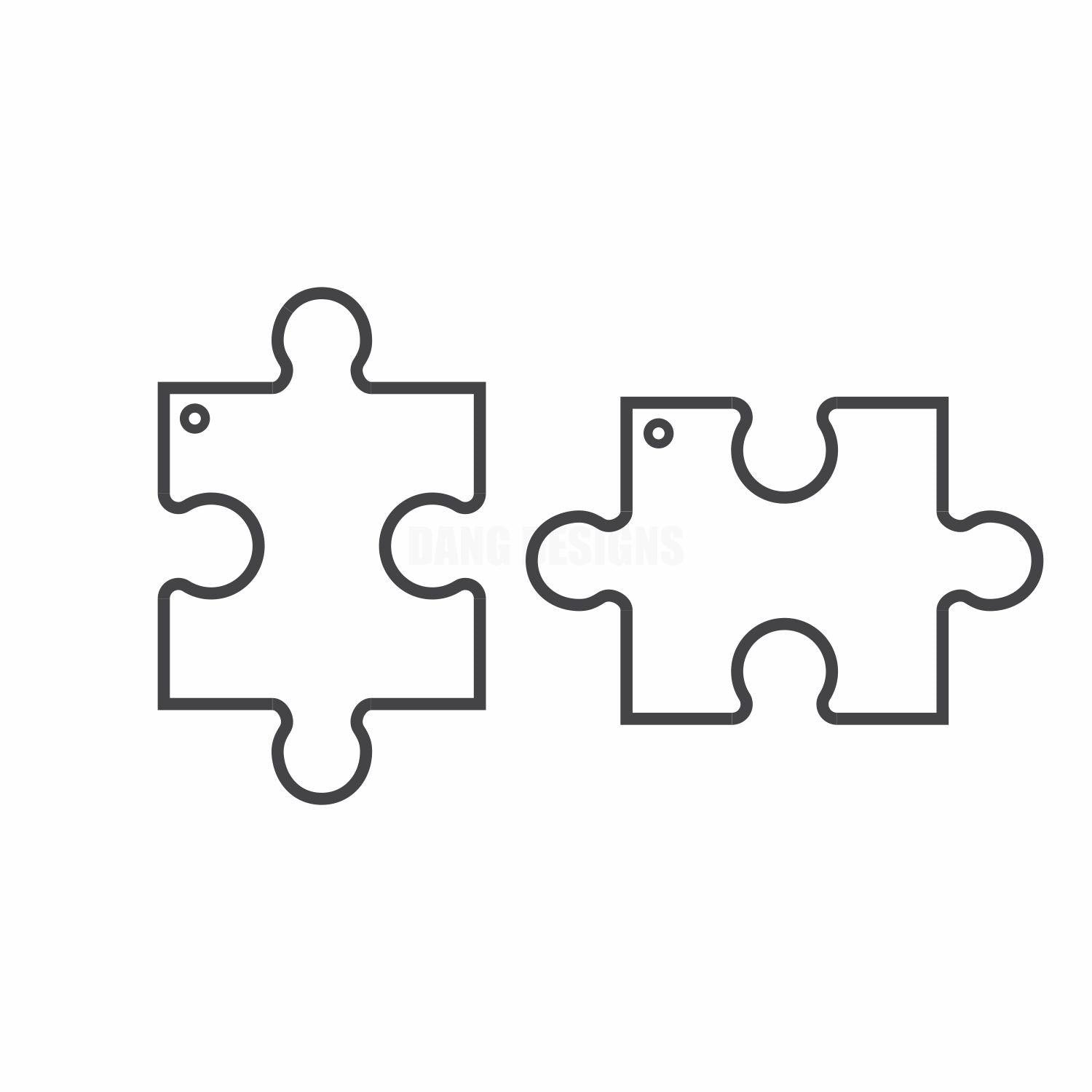 Puzzle Pieces Acrylic Blank