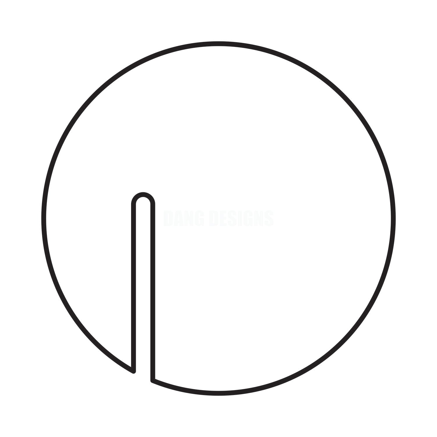 Round Drink Tags