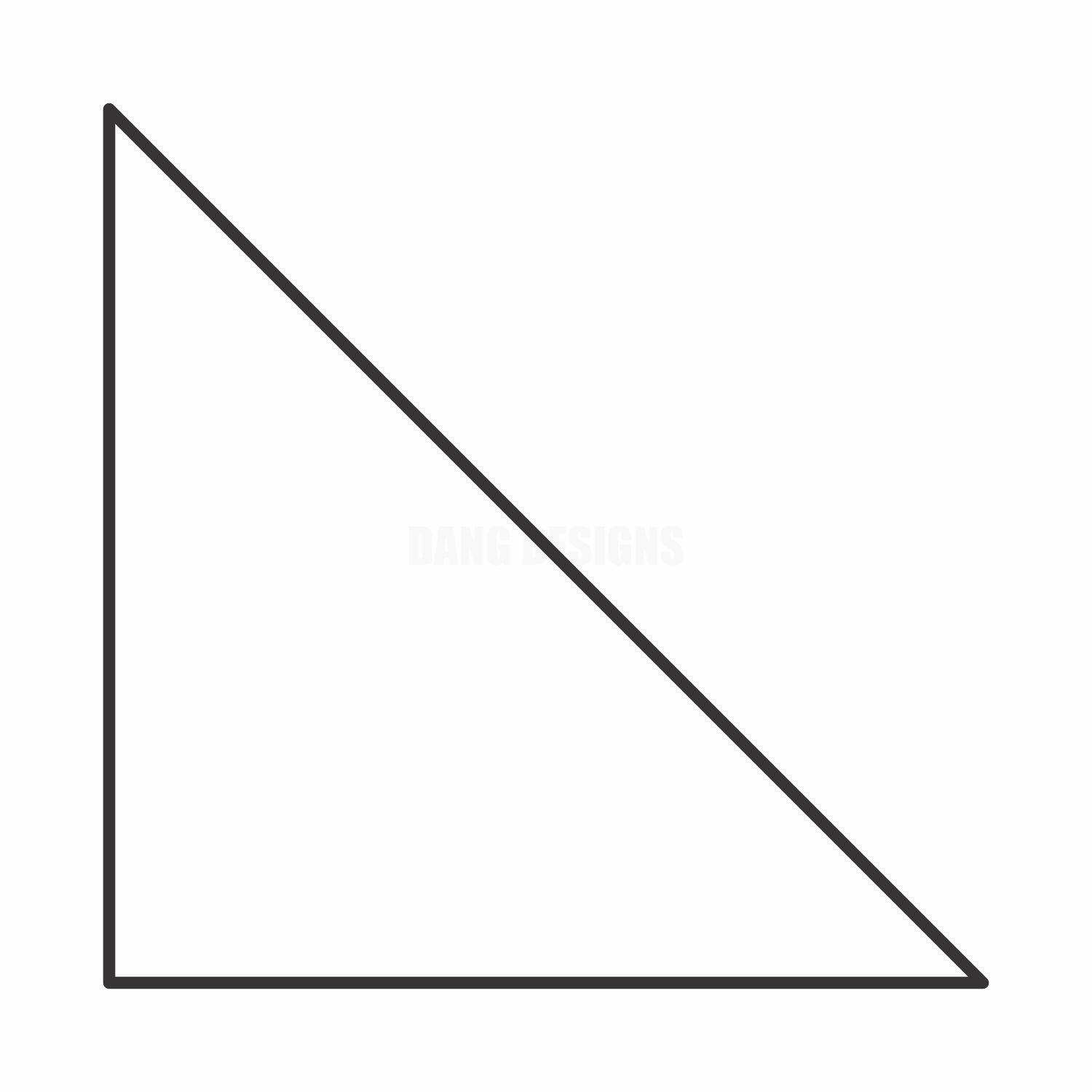 Triangle Acrylic Blank