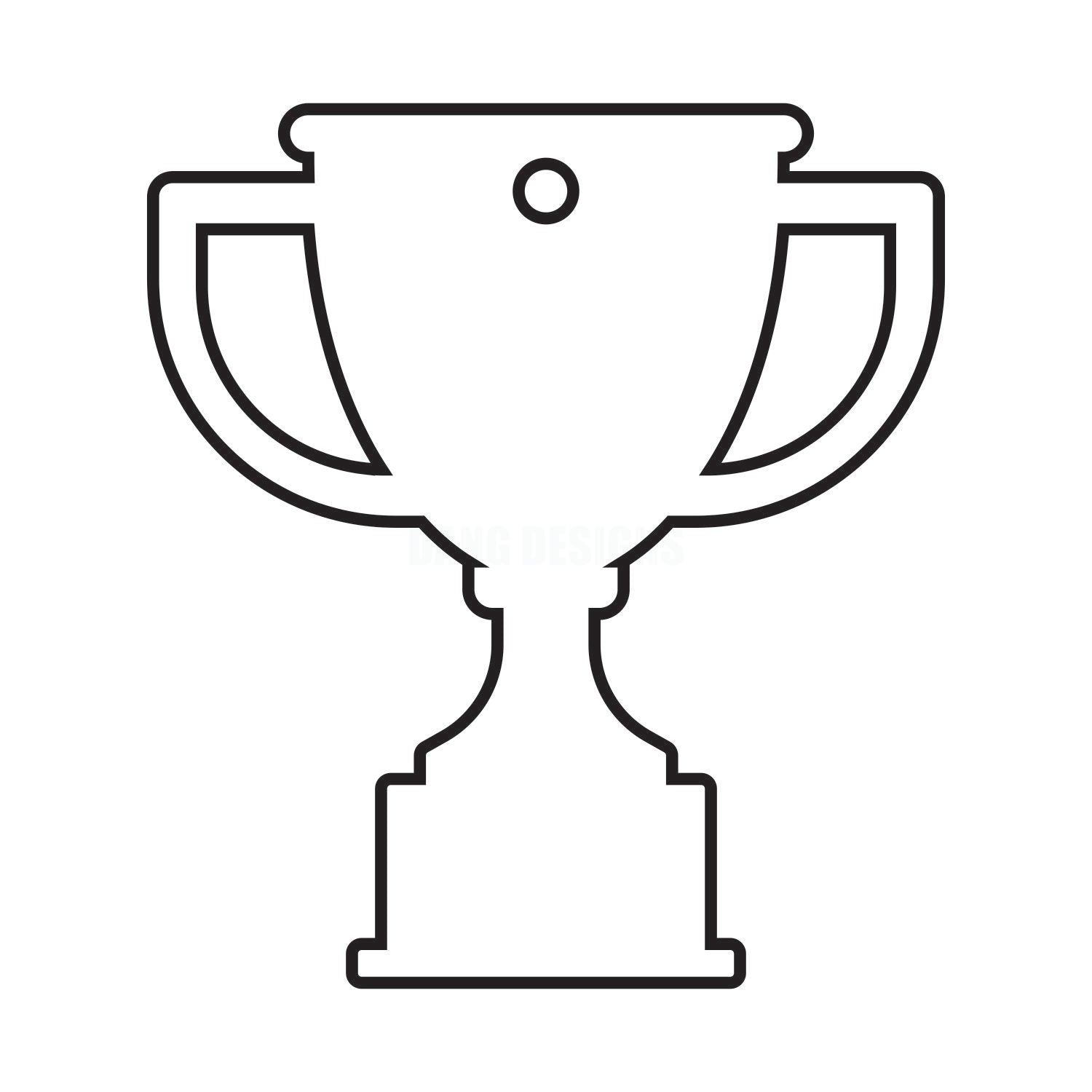 Trophy Cup Acrylic Blank