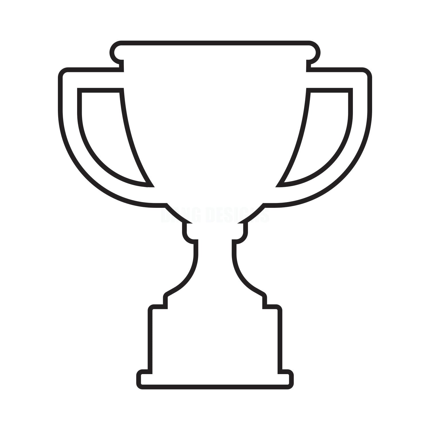 Trophy Cup Acrylic Blank