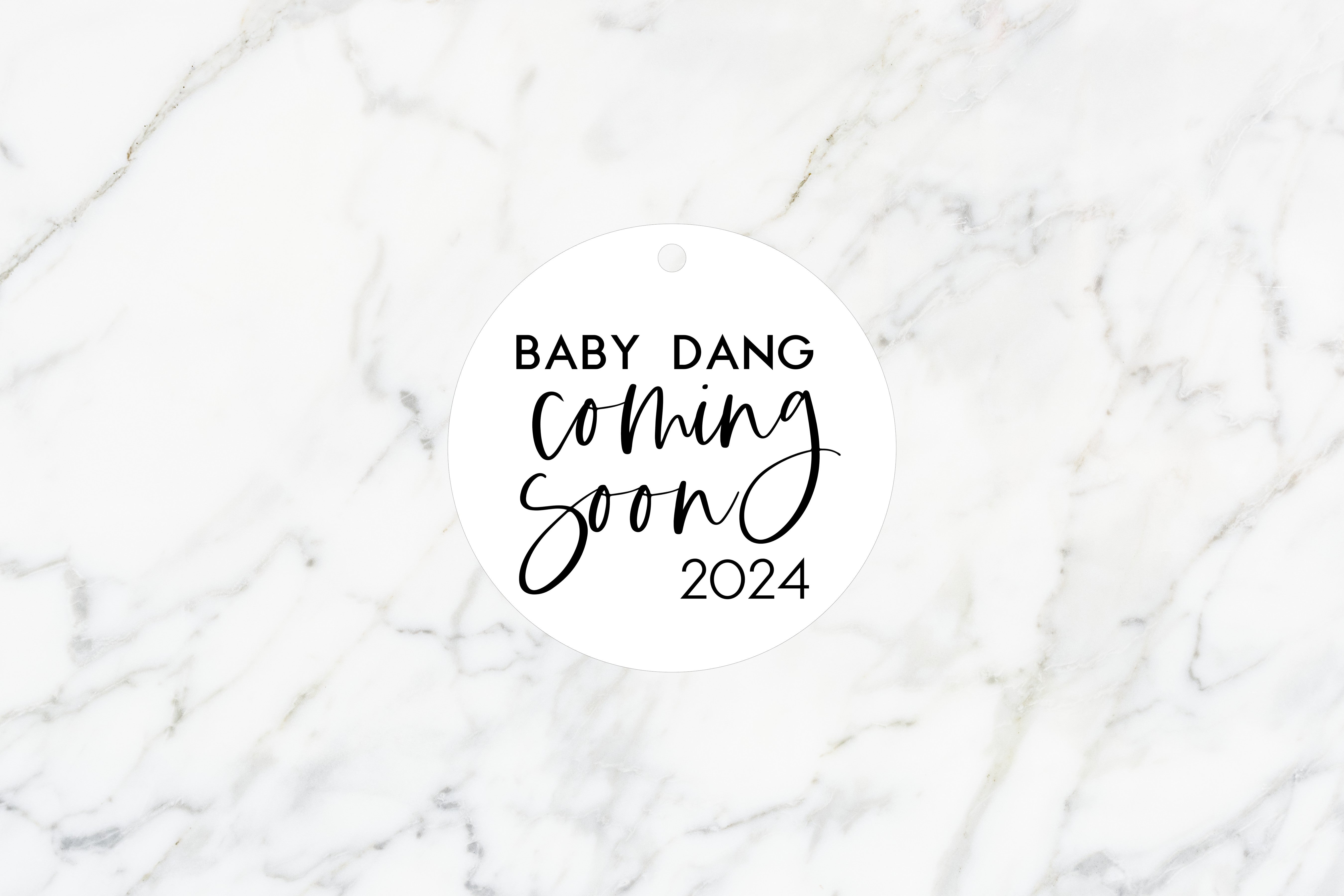 Baby Announcement Ornament | Acrylic | 3mm