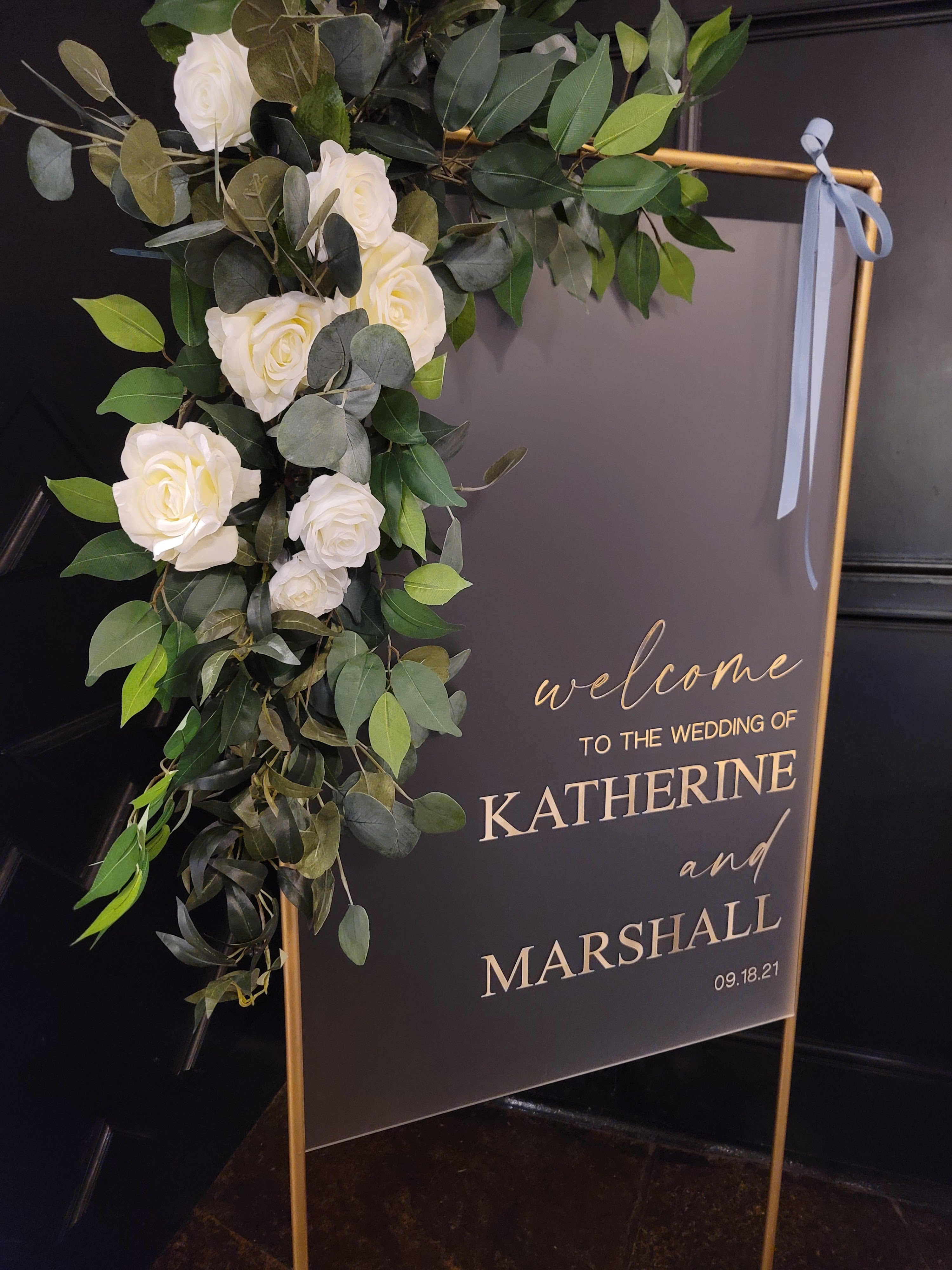 Custom Acrylic Welcome Sign | Design 2