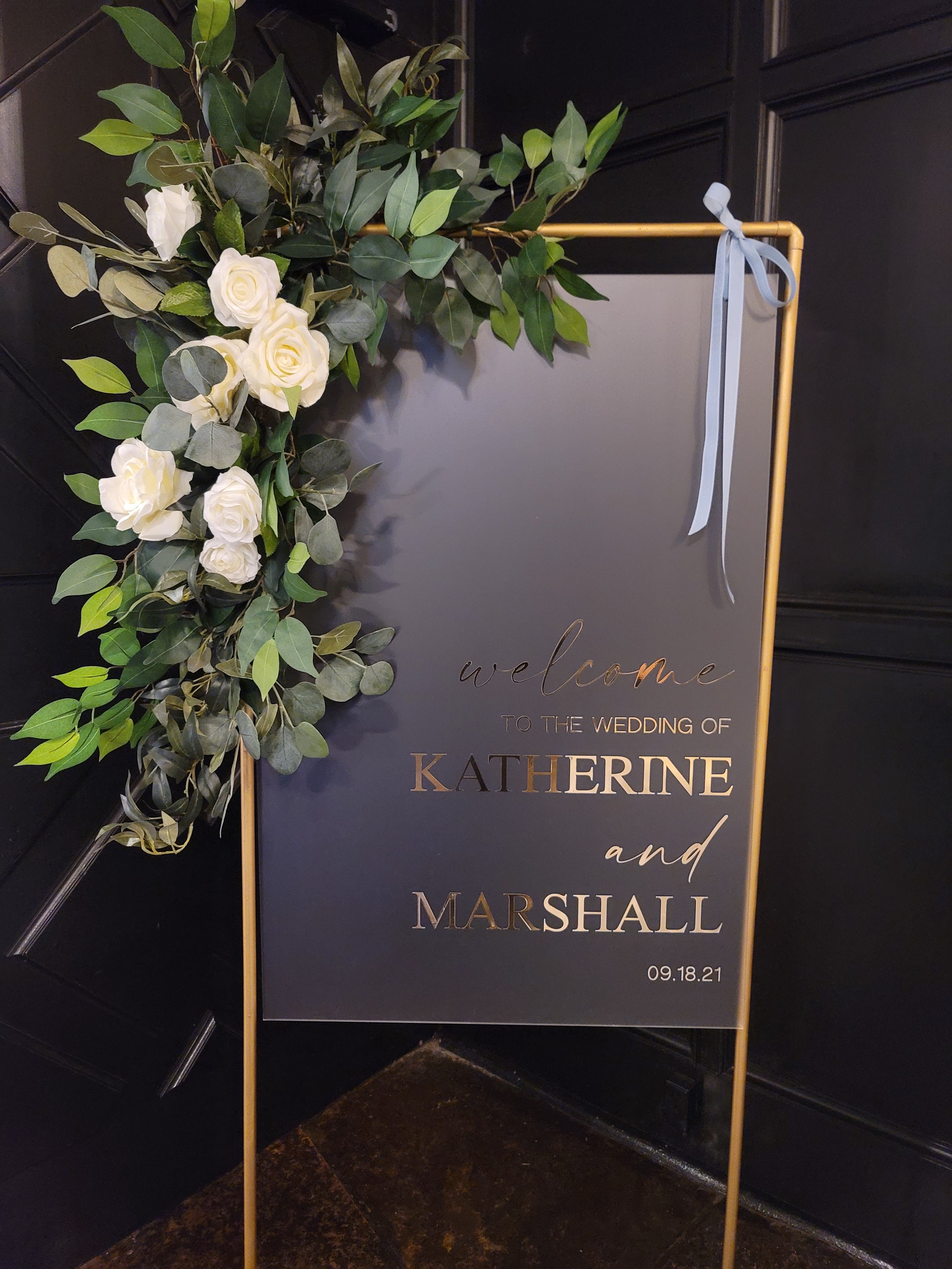 Custom Acrylic Welcome Sign | Design 2