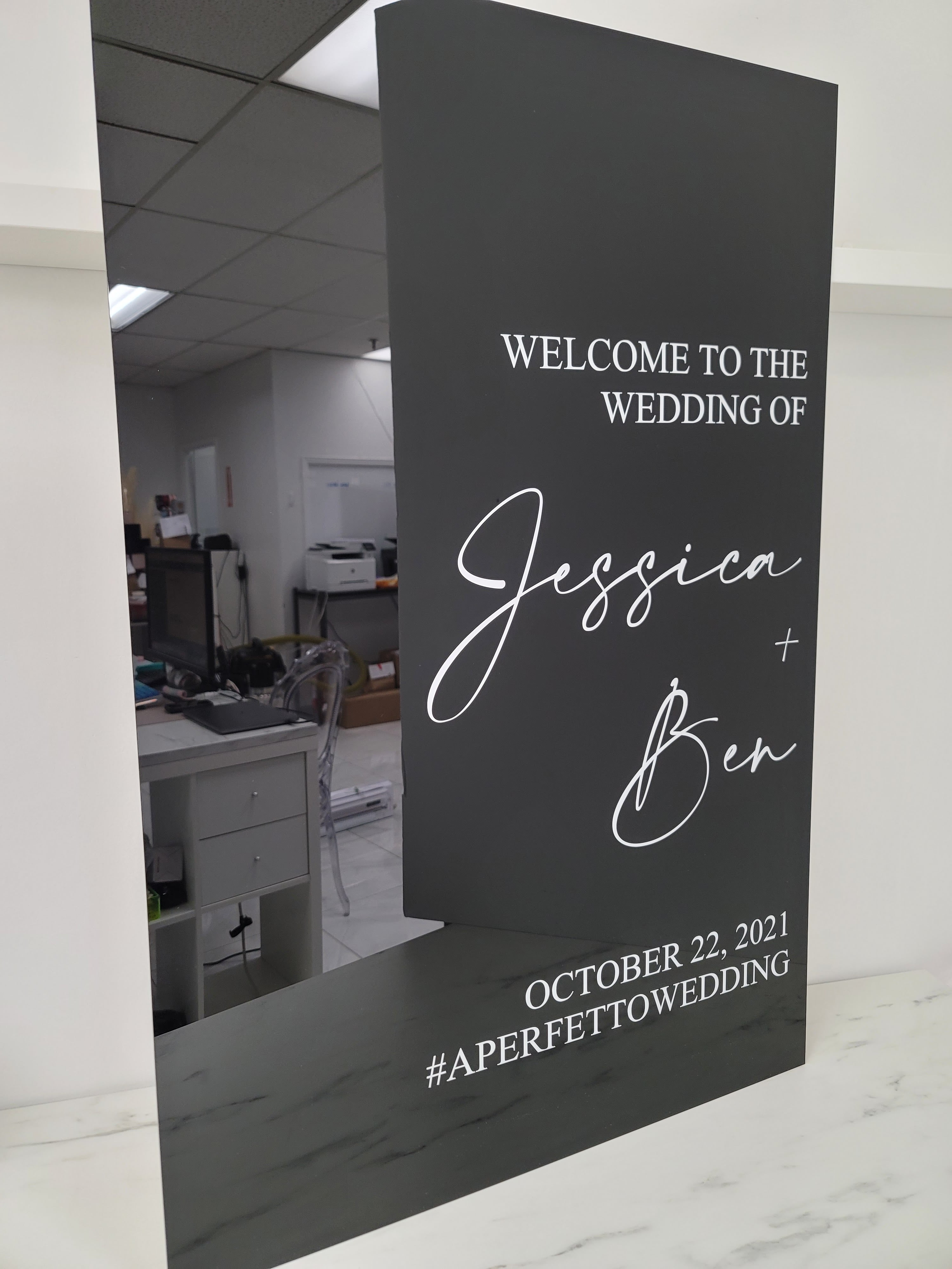 Custom Acrylic Welcome Sign | Design 3