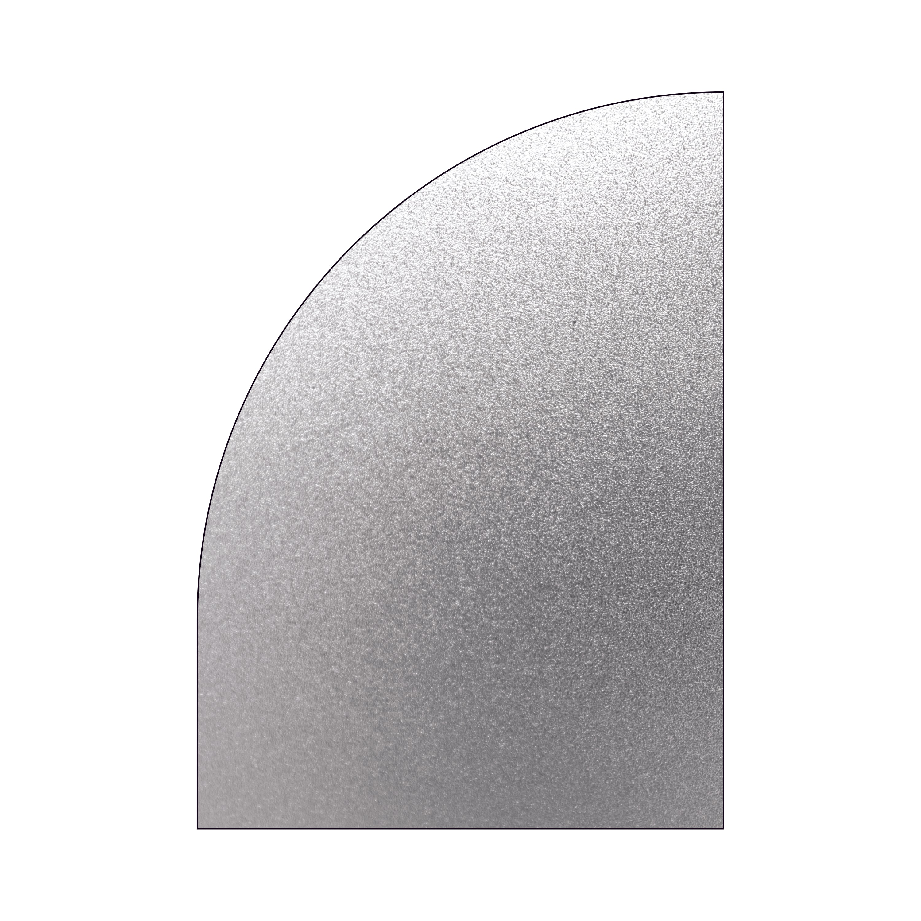 Half Arch Acrylic Sheet | Frosted P95