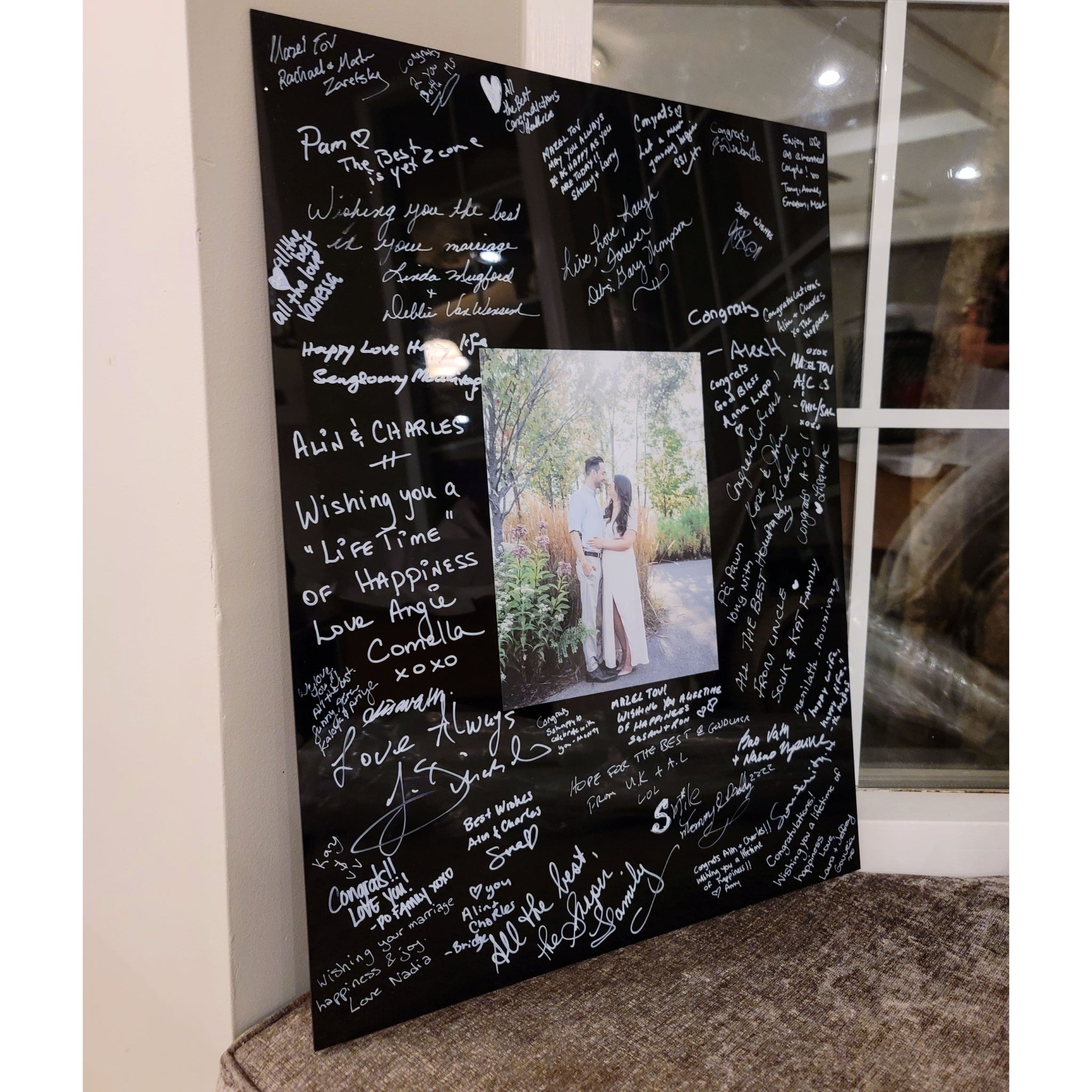 Custom Acrylic Guestbook | Photo