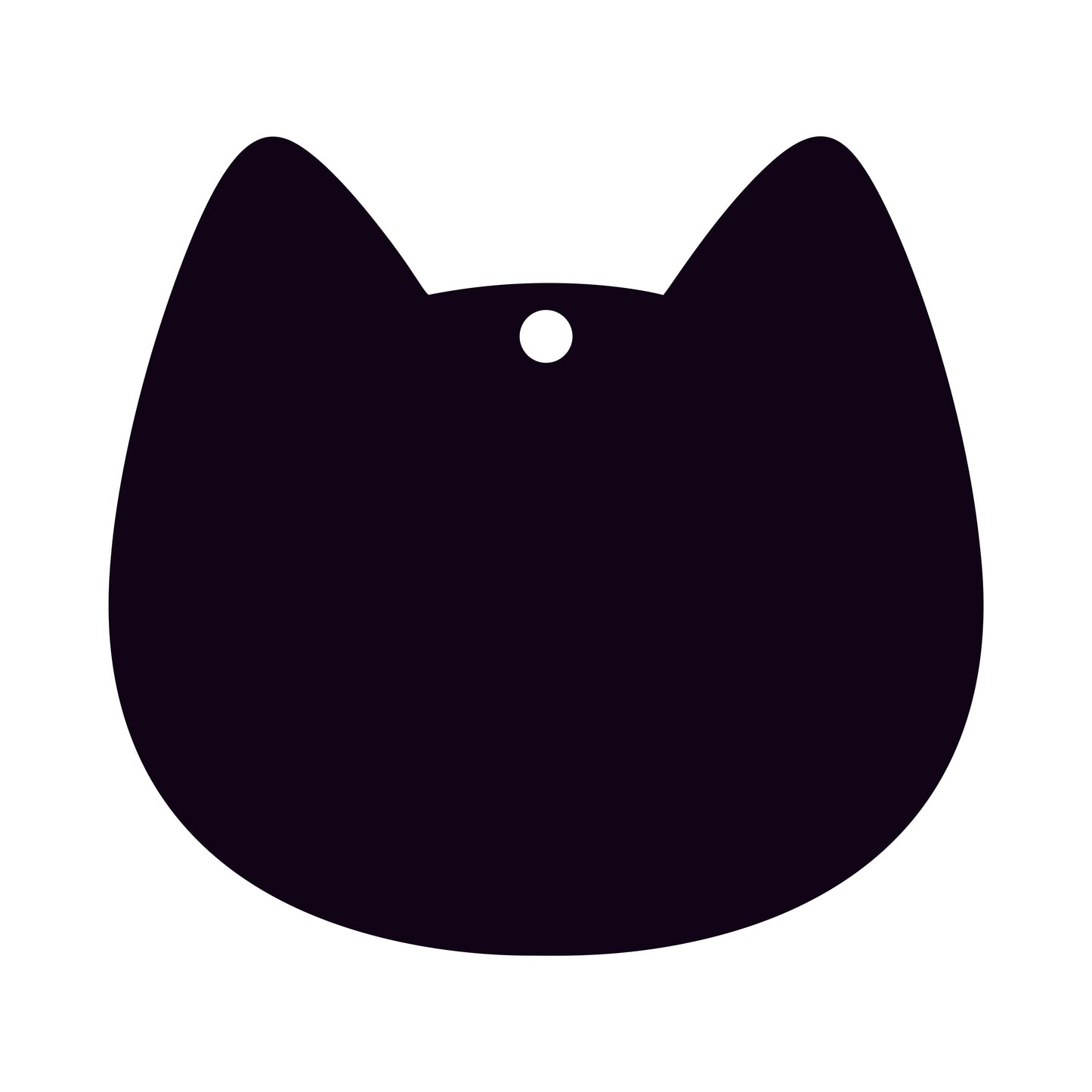 Cat Head Acrylic Blank