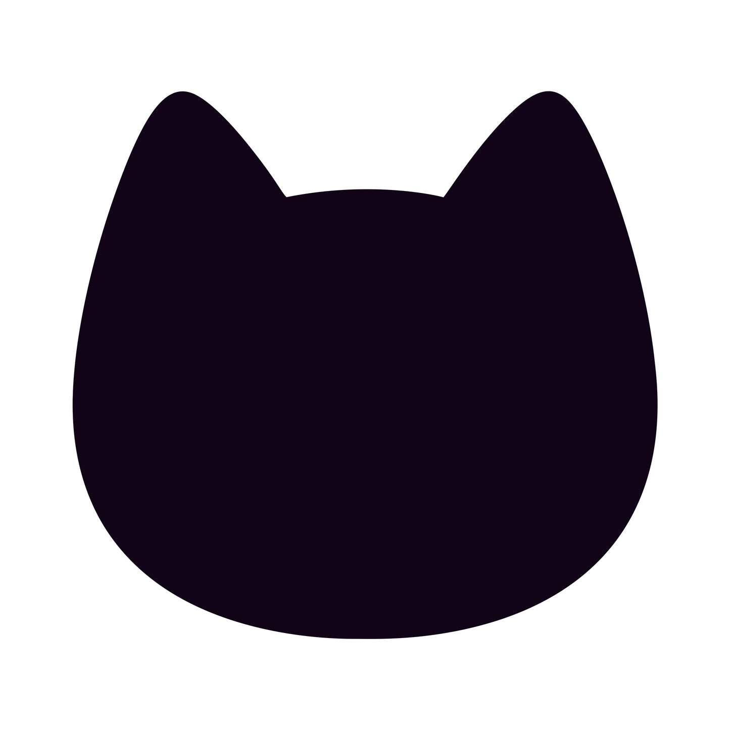 Cat Head Acrylic Blank