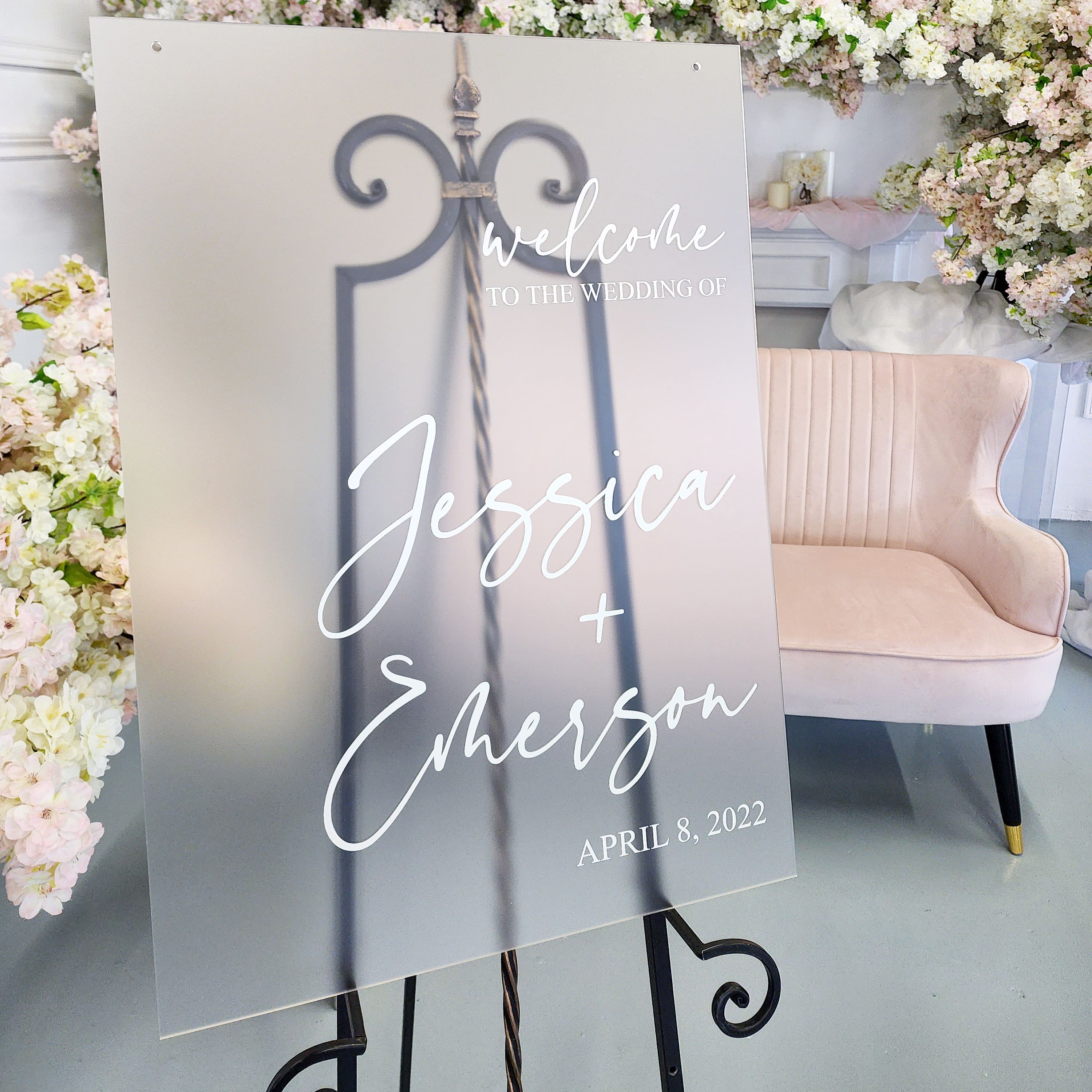 Custom Acrylic Welcome Sign