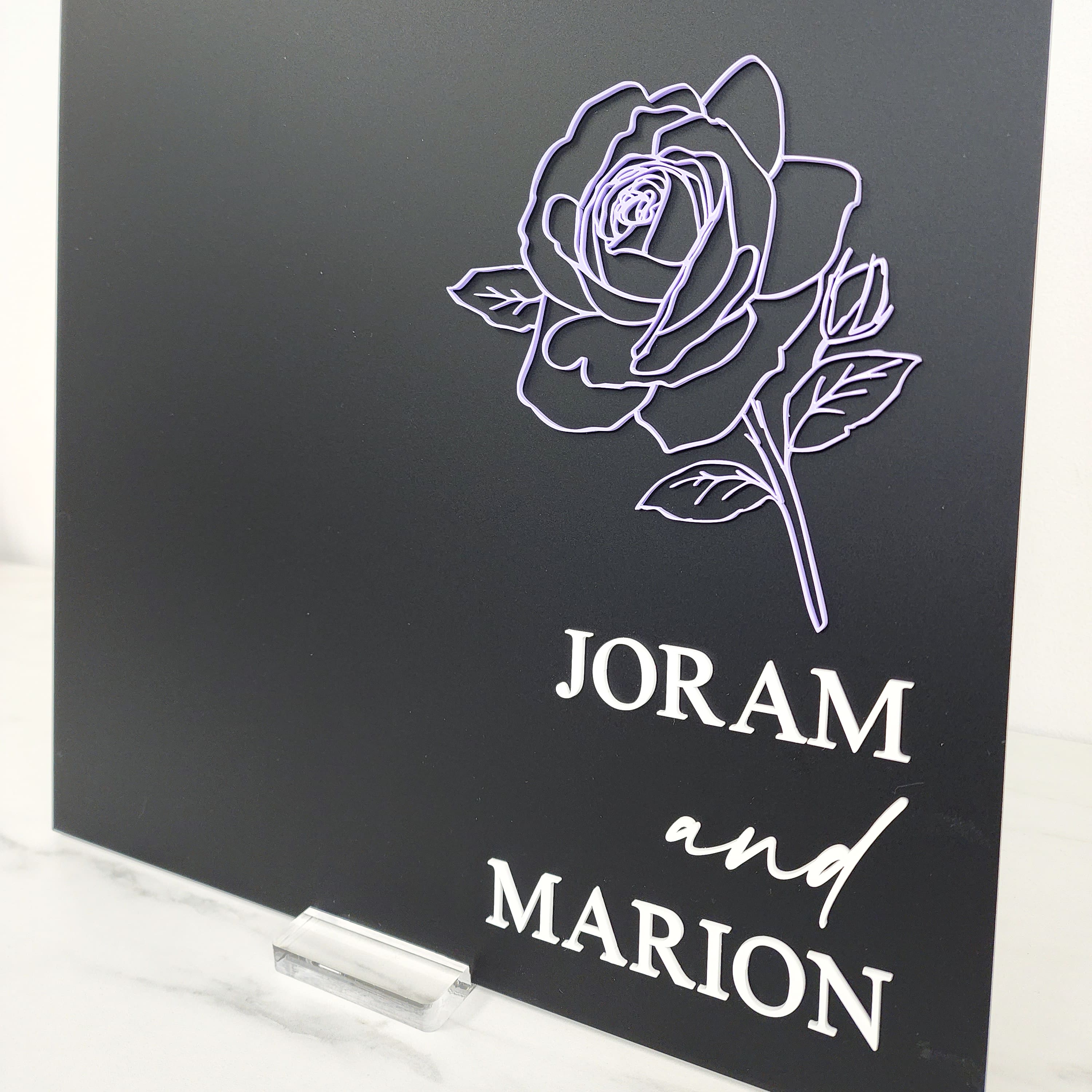 Custom Acrylic Guestbook | Layered Acrylic