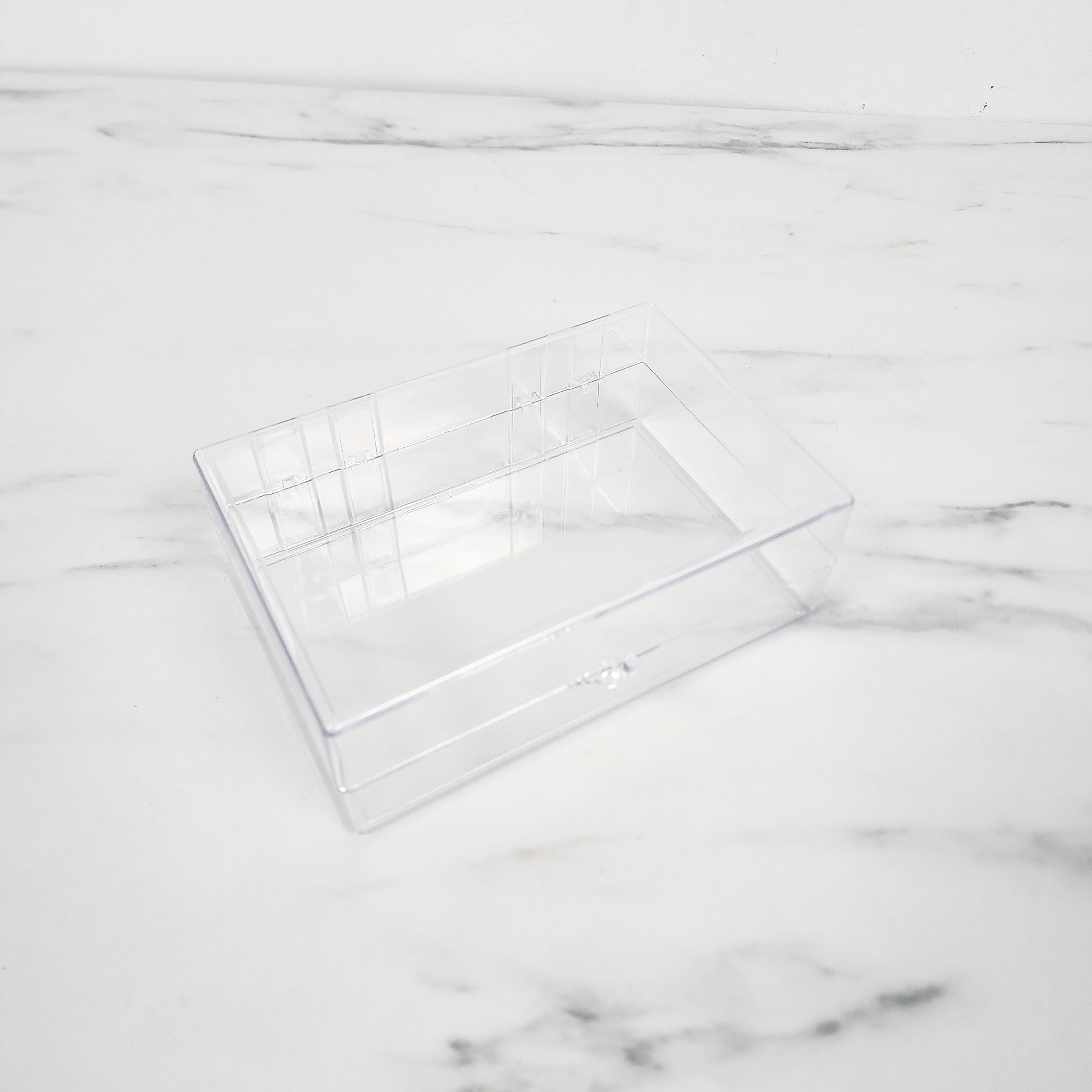 Clear Plastic Hinged Box