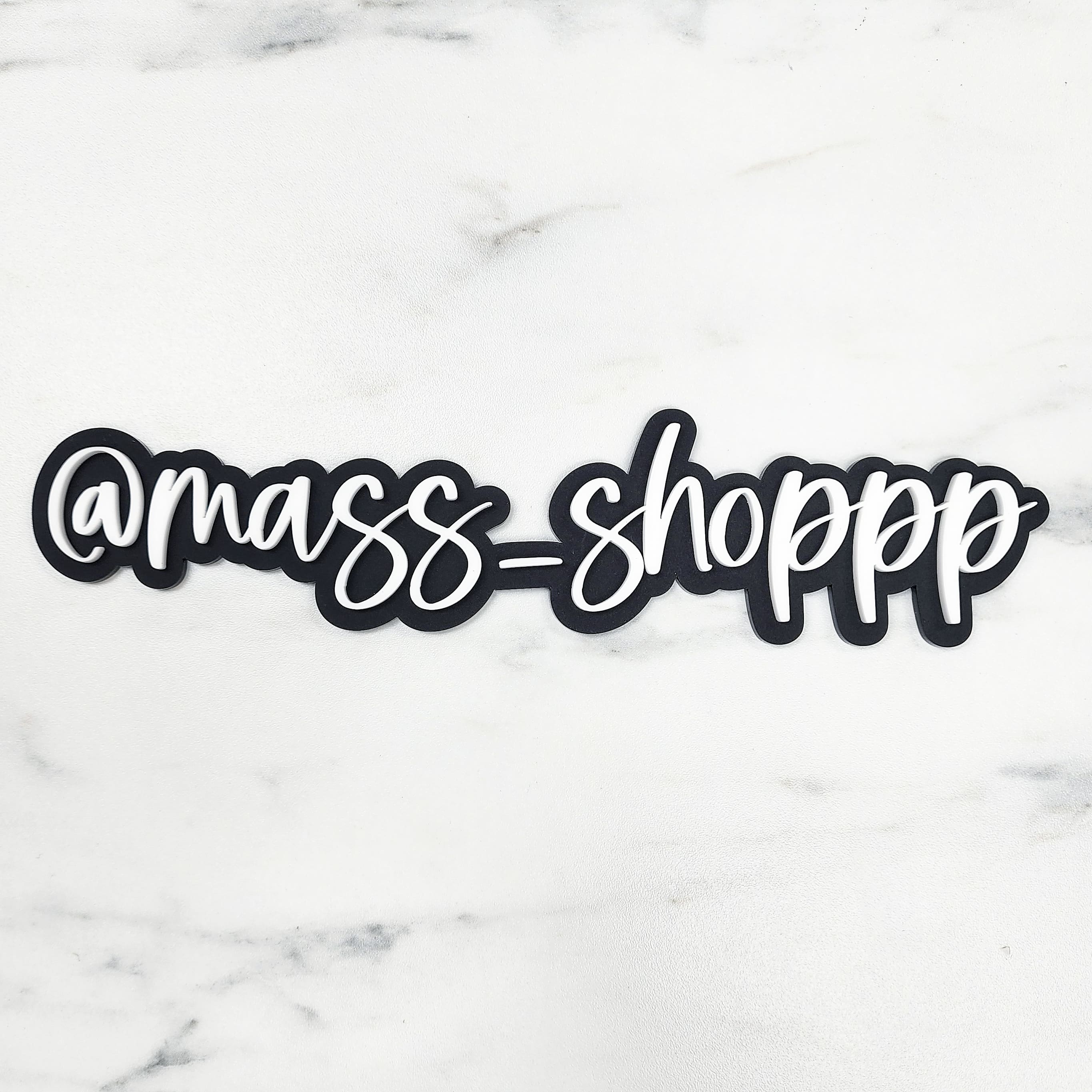 Custom Layered Name | Photo/Video Prop